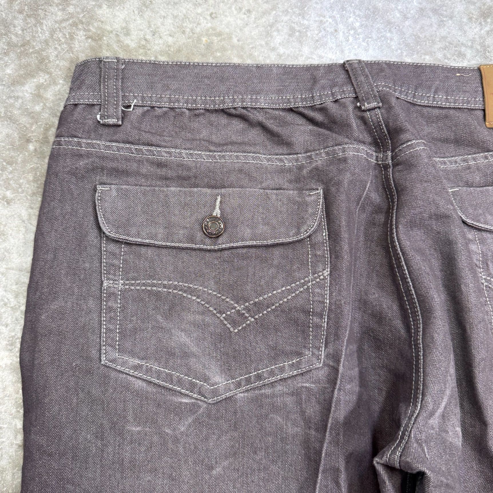 Southpole Southpole jeans Mens 40 x 30 hip hop Fivez baggy Y2K grunge skater straight 5-pocket denim cotton gray Size US 40 / EU 56 - 2 Thumbnail