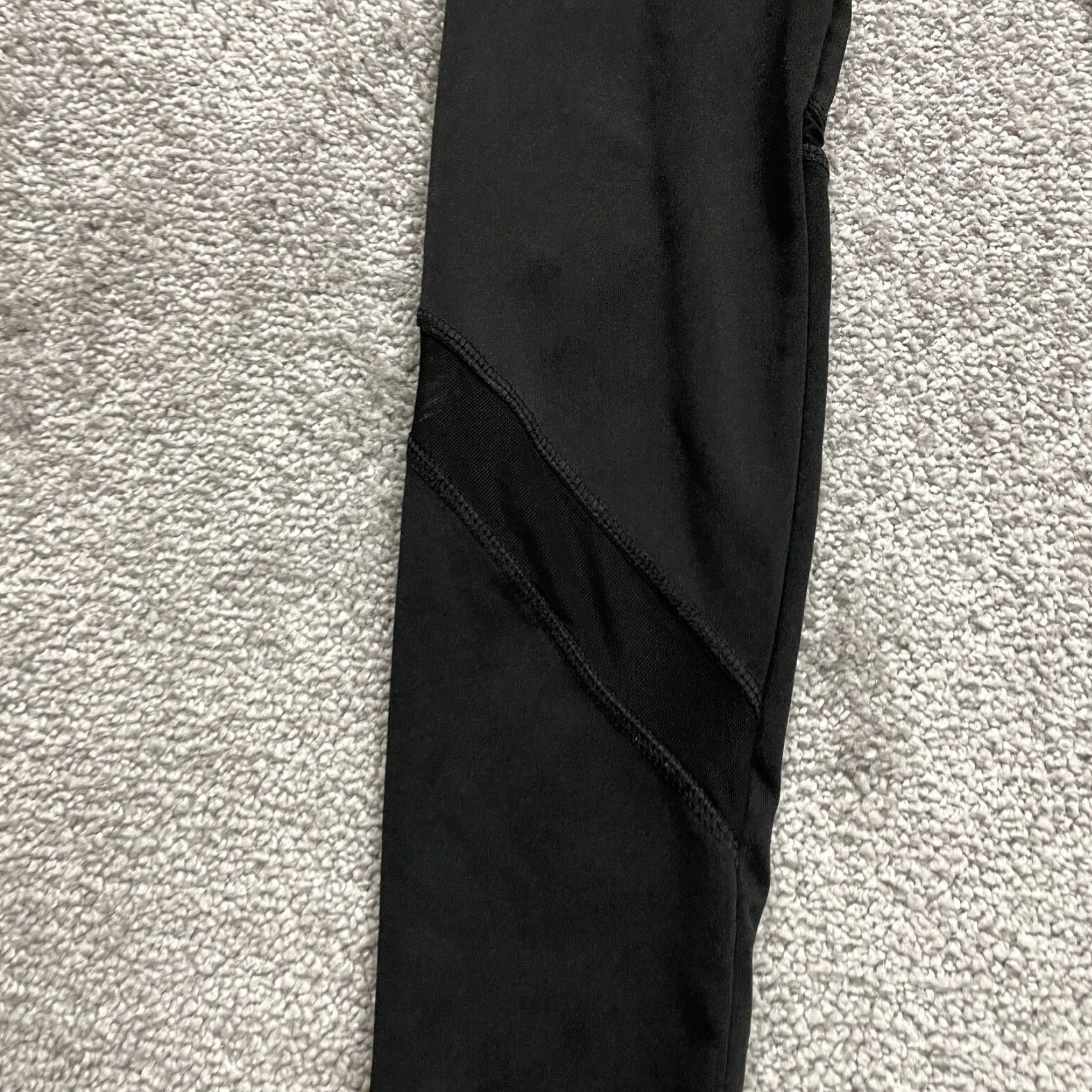 Vintage VINTAGE Unbranded Compression Leggings Womens S/M Black High RiseActive Gym Yoga 25x26 Size 28" / US 6 / IT 42 - 5 Thumbnail