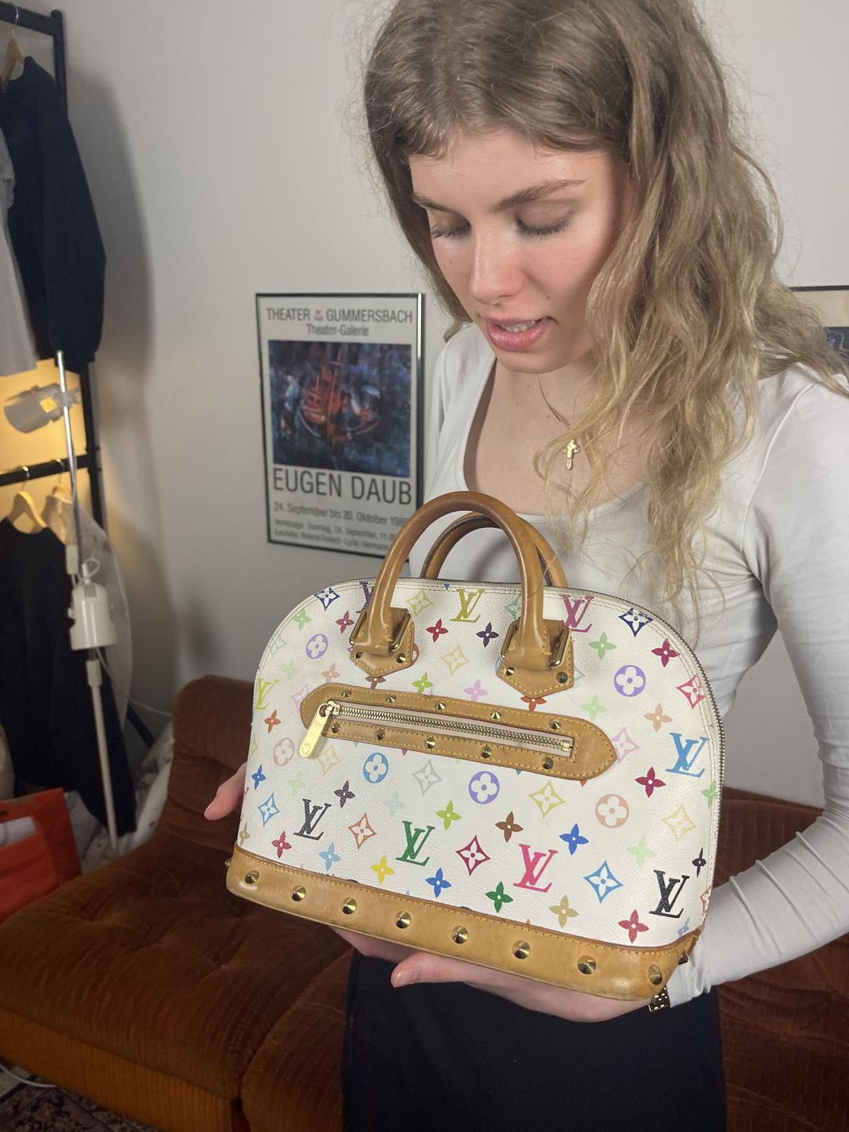 Louis Vuitton Louis Vuitton - Murakami Monogram Alma Handbag Size ONE SIZE - 4 Thumbnail