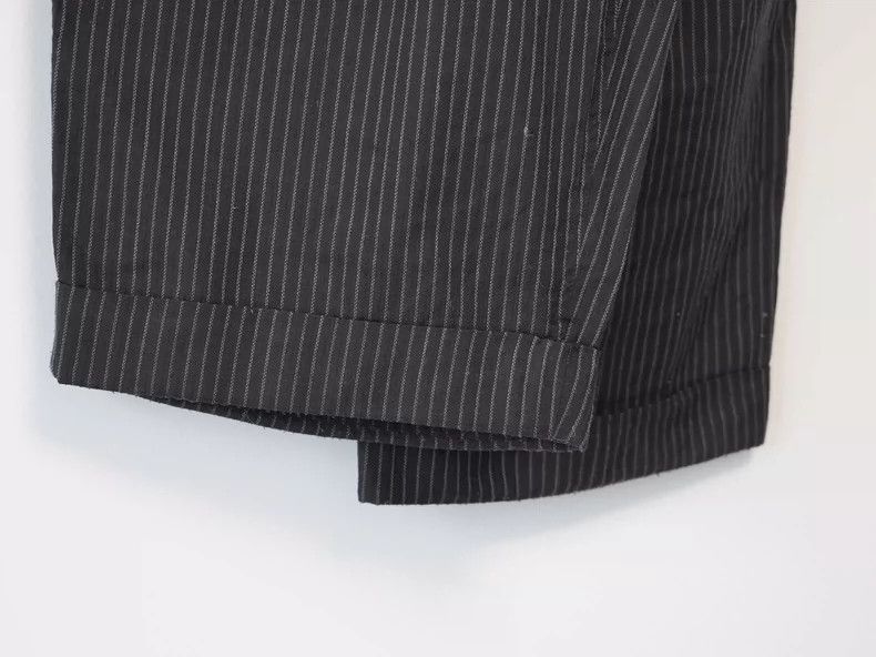 Yohji Yamamoto Yohji Yamamoto size s 96SS Dark Embroidered Stripe Pants 2 Size US 28 / EU 44 - 6 Thumbnail