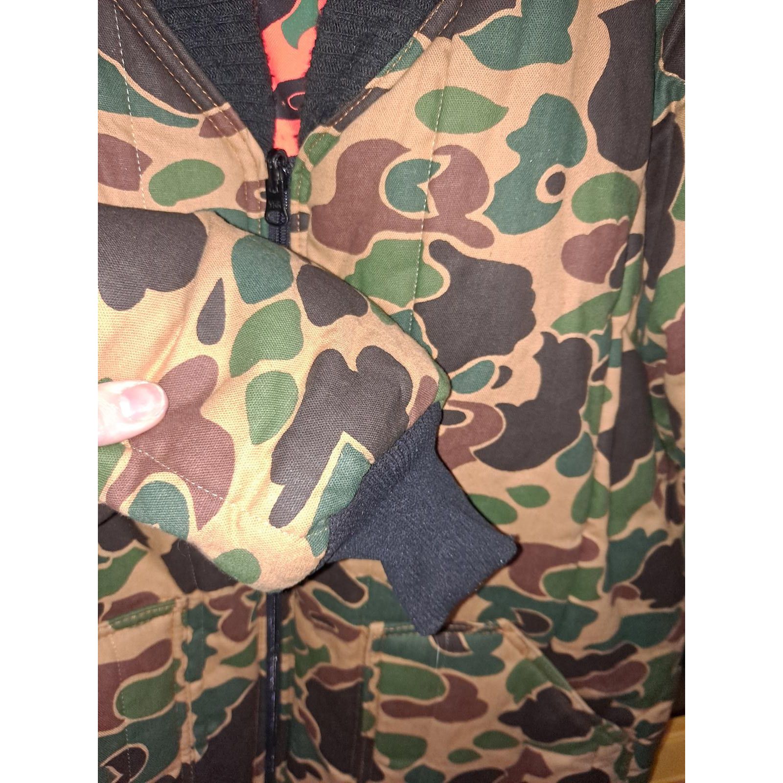 Other Reversible Camouflage Orange 1 Side and Green on Other Side Size US L / EU 52-54 / 3 - 4 Thumbnail