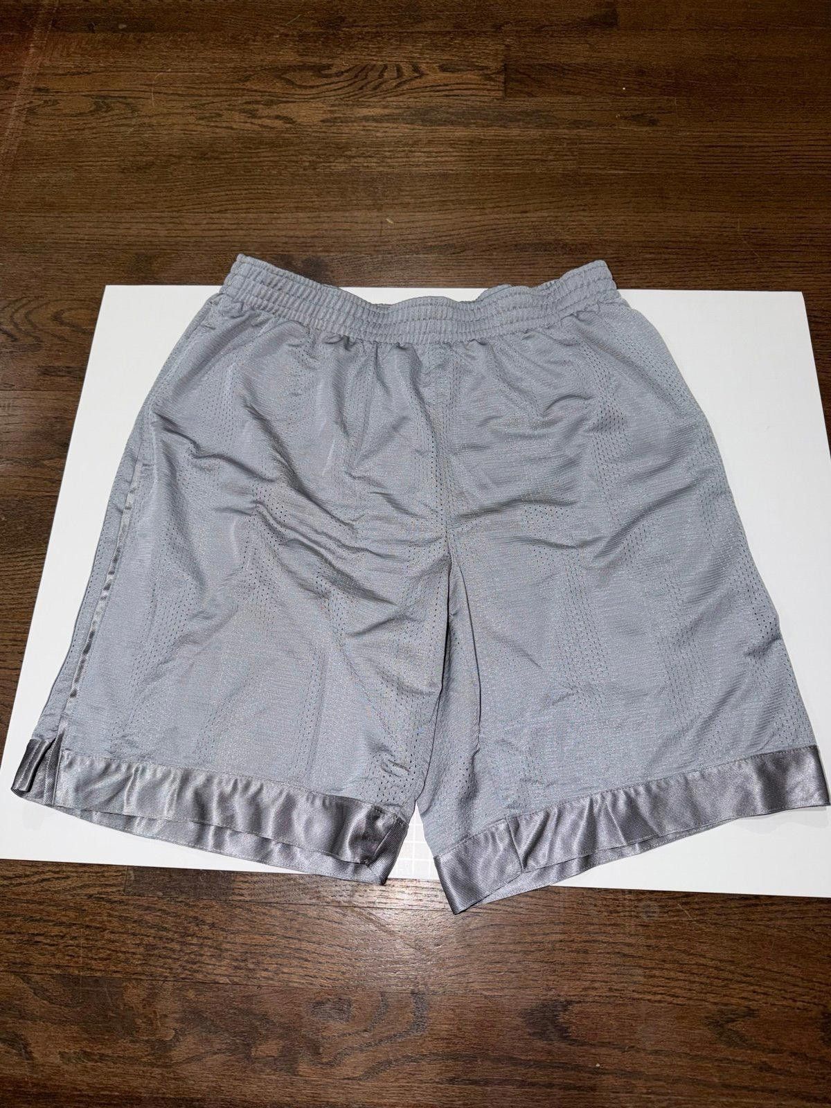 Tek Gear Tek Gear Silver Dazzle Baggy Hoop Shorts Mens LG Y2K 90s Size US 34 / EU 50 - 1 Thumbnail