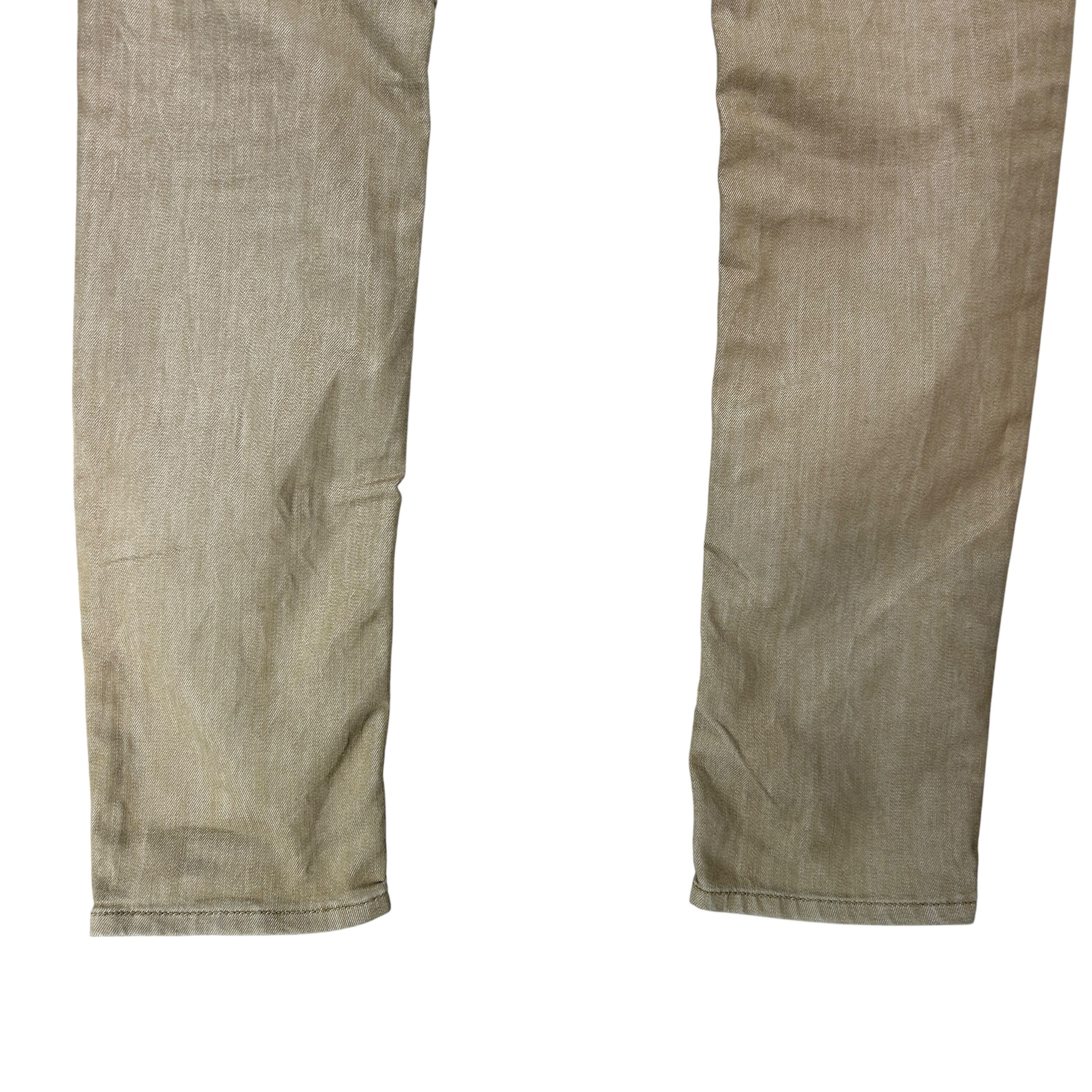 Diesel Diesel Sleenker Slim Skinny Stretch Beige Denim Jeans 32 Size US 32 / EU 48 - 7 Thumbnail