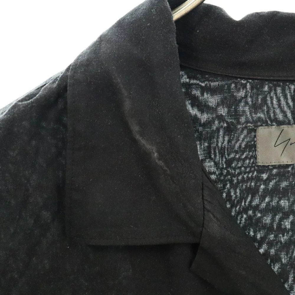 Yohji Yamamoto Yohji Yamamoto POUR HOMME 24SS Blue Rose Print Blouse Size US L / EU 52-54 / 3 - 3 Thumbnail
