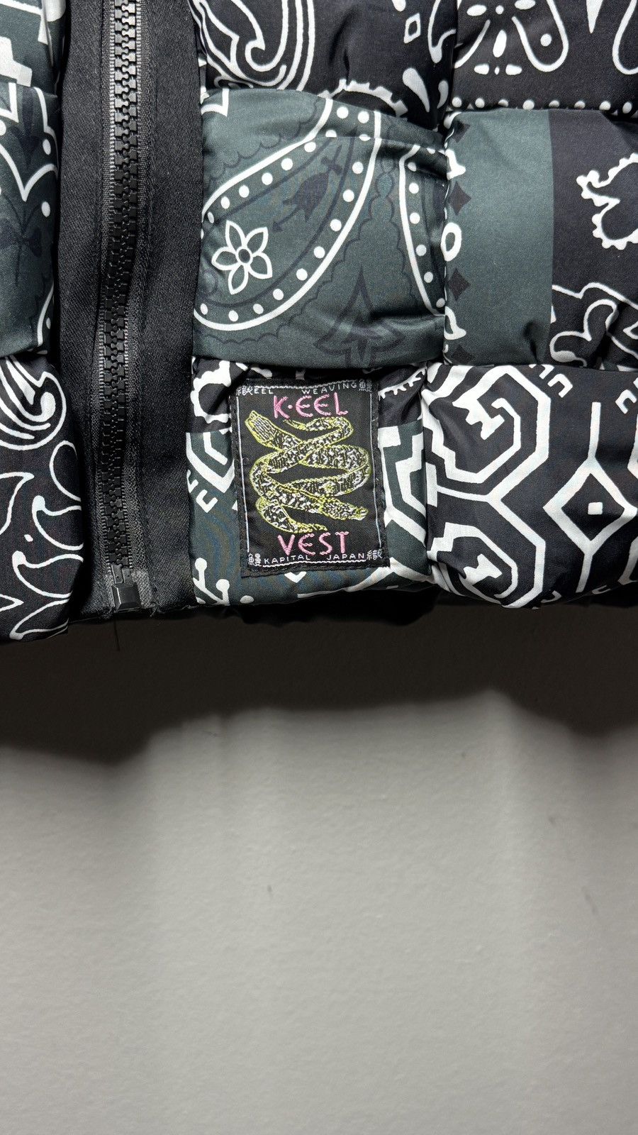 Kapital Black Bandana Keel-Weaving Vest Size US S / EU 44-46 / 1 - 5 Thumbnail