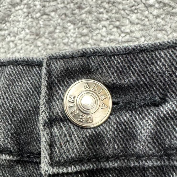 Vintage VINTAGE Adika Denim Jogger Jeans Womens Large High Rise Acid Wash Black Streetwear 90s Size 36" / US 14 / IT 50 - 4 Thumbnail