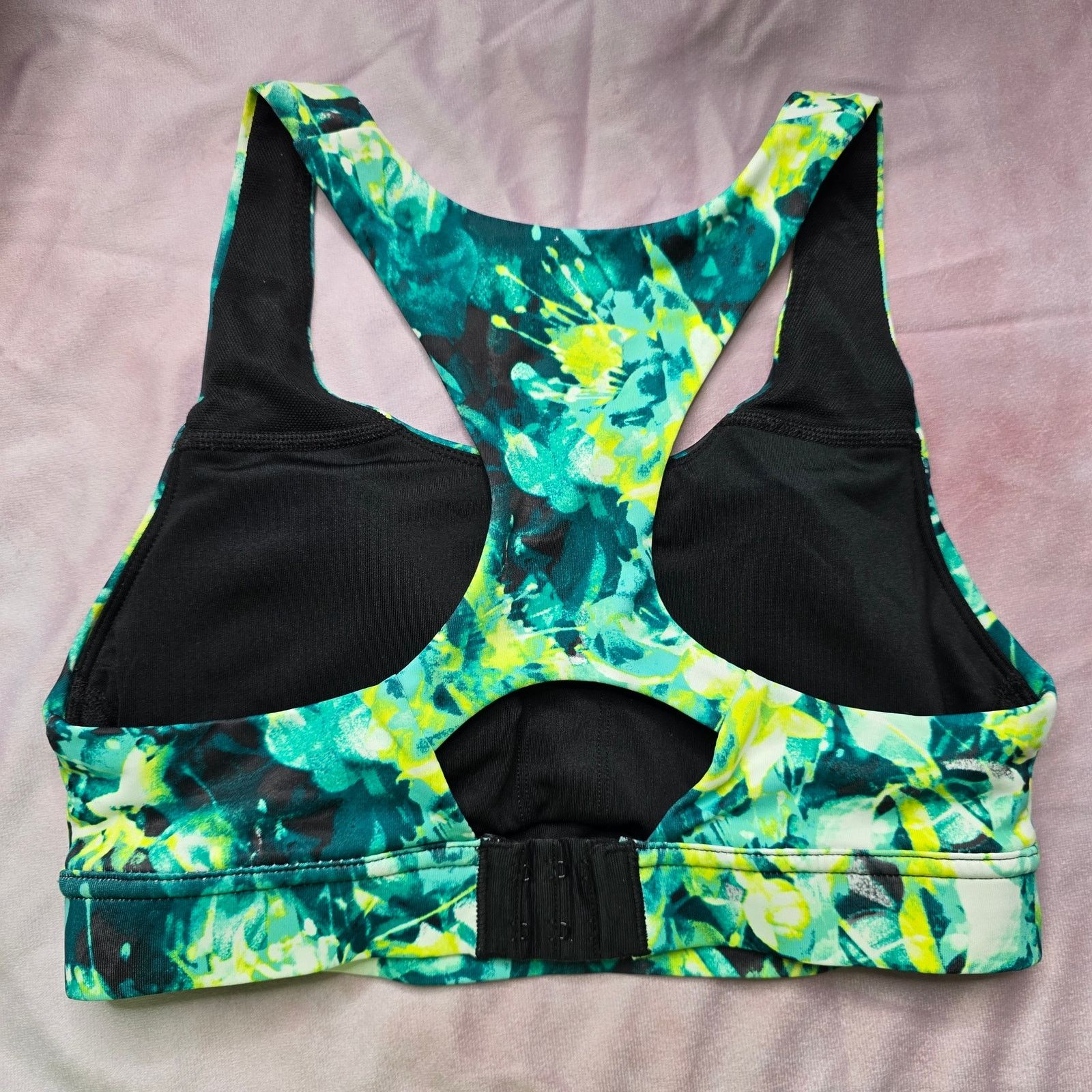 Other Xersion Green Racerback Medium Support Padded Sports Bra XS Size ONE SIZE - 2 Thumbnail