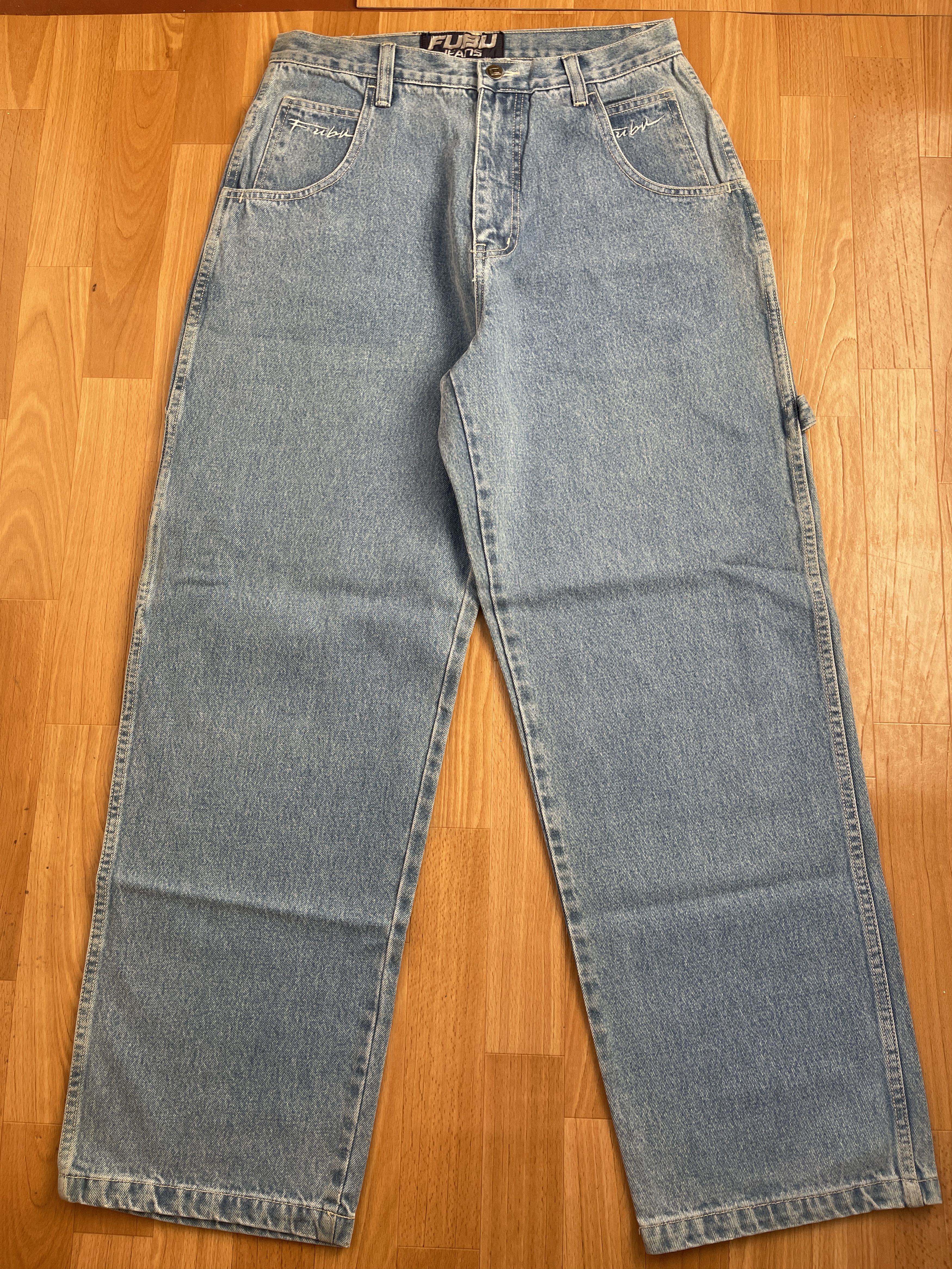Fubu FUBU jeans, vintage baggy jeans, 90s hip hop skater Y2K 32 Size US 32 / EU 48 - 2 Thumbnail