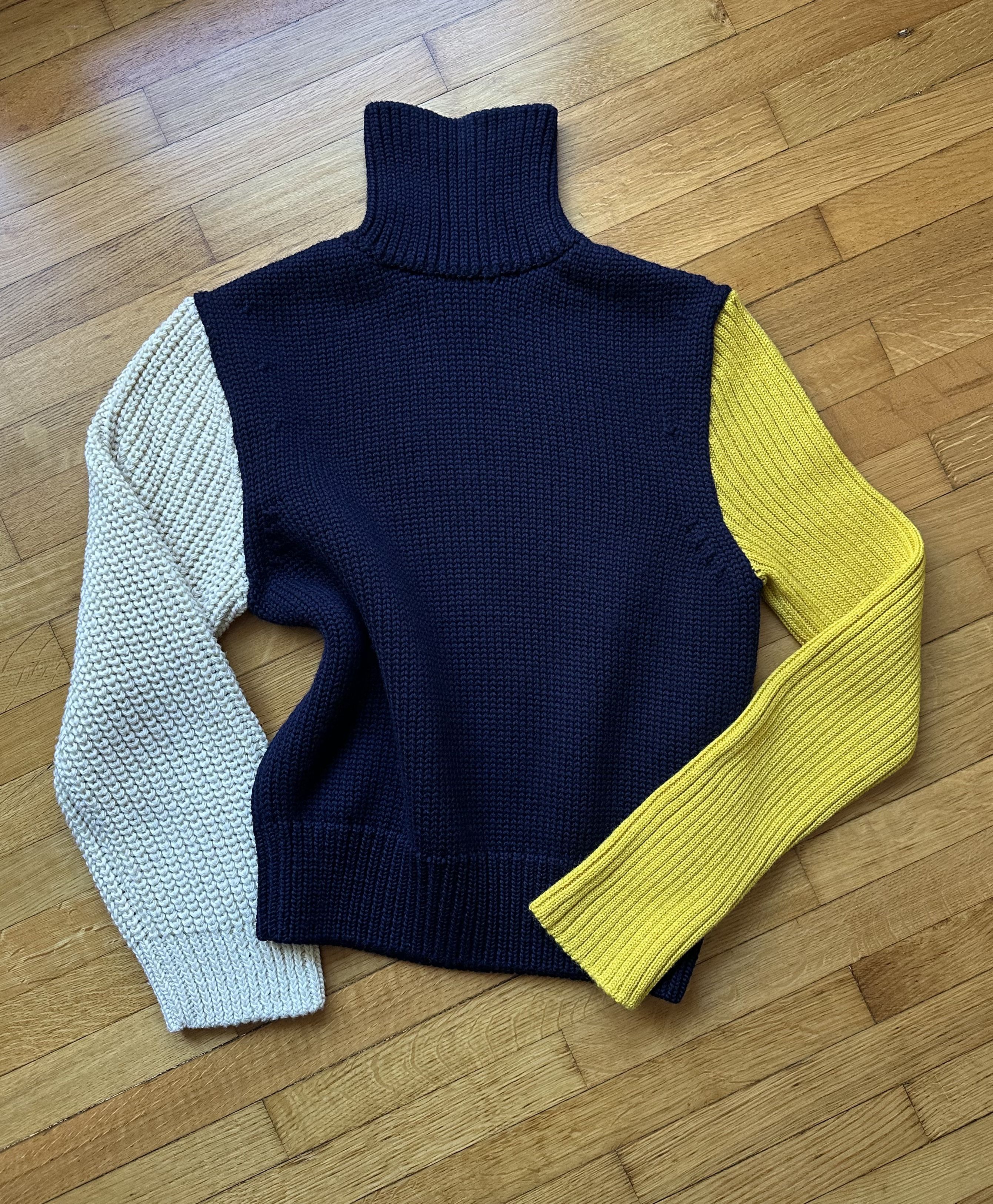 Calvin Klein 205W39NYC ICONIC Raf Simons - Calvin Klein contrast sleeve jumper AW17 Size US S / EU 44-46 / 1 - 1 Thumbnail