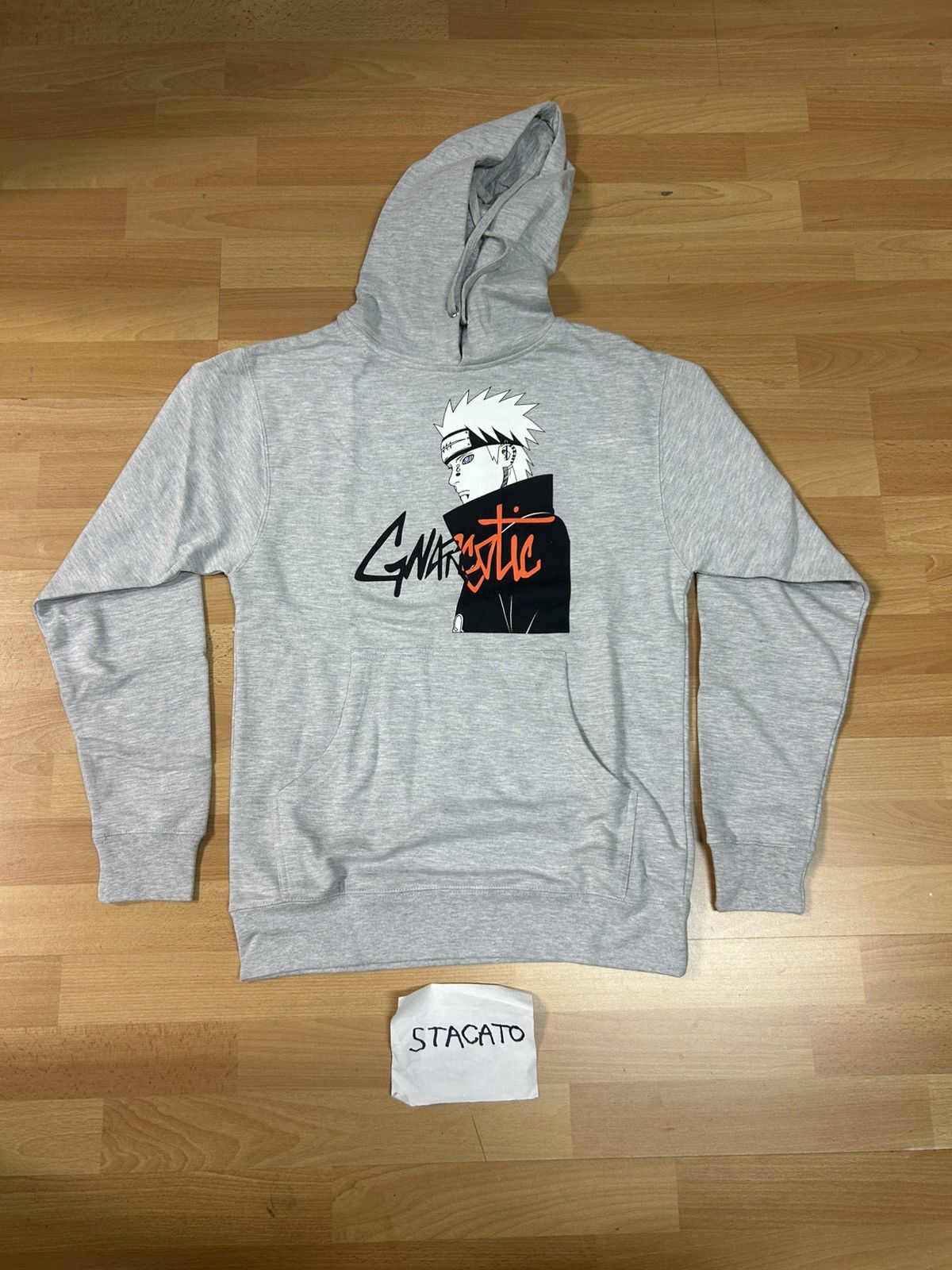 Gnarcotic × Rap Tees Gnarcotic Naruto Pain Hoodie Grey Size US S / EU 44-46 / 1 - 1 Thumbnail