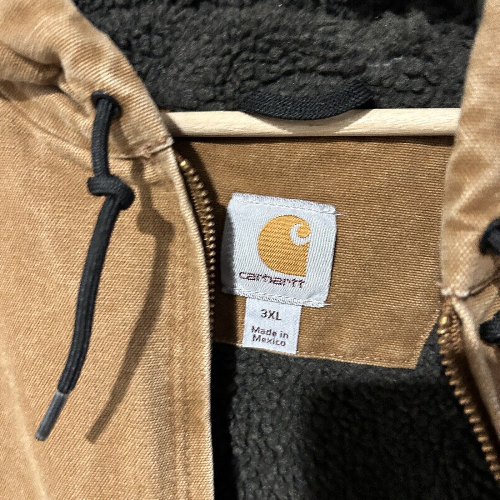 Carhartt Carhartt Sherpa-Lined Hooded Detroit Jacket "Brown" J141-211 Size US XXL / EU 58 / 5 - 4 Thumbnail