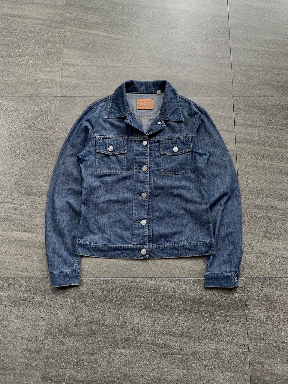 Helmut Lang FREE TAX! 1998 Light Denim Trucker Jacket Size US XS / EU 42 / 0 - 1 Thumbnail