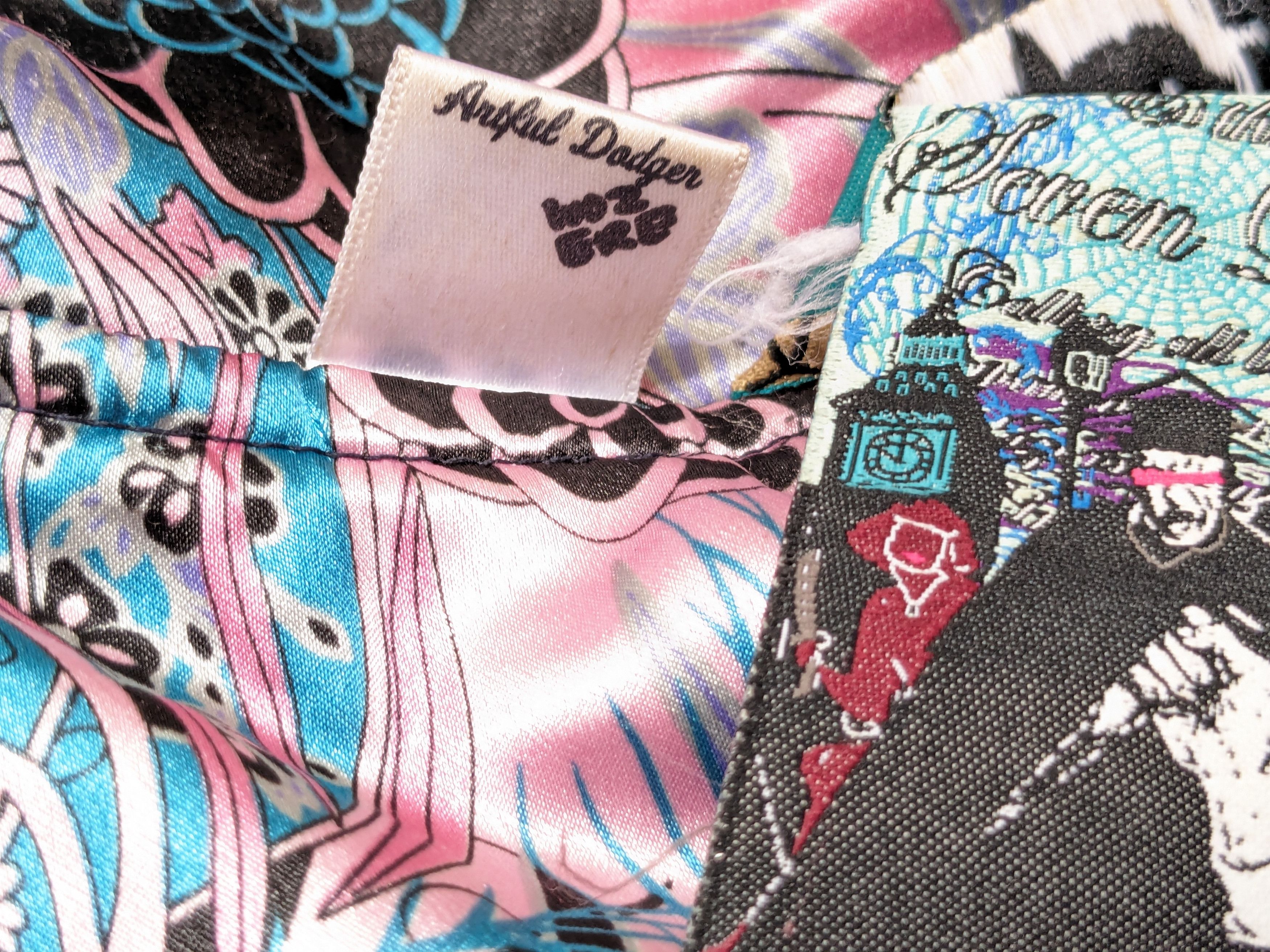 Artful Dodger Artful Dodger Hoodie Velvet 4XL Navy Blue Pink Striped Y2K Size US XXL / EU 58 / 5 - 17 Thumbnail