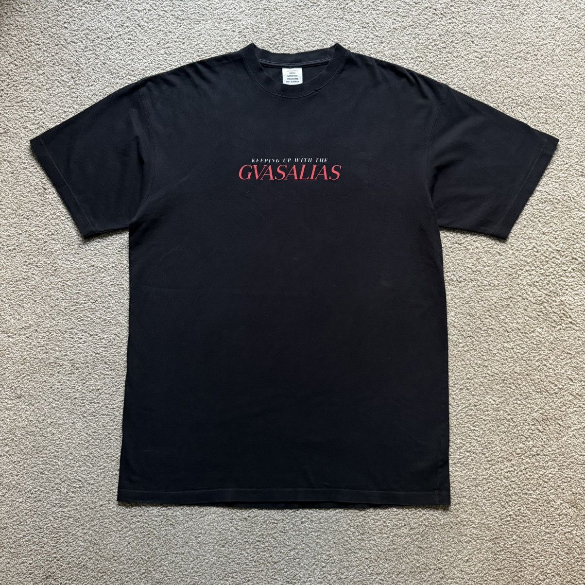 Vetements Gvasalias Oversized T-Shirt (Black) Size US M / EU 48-50 / 2 - 1 Thumbnail