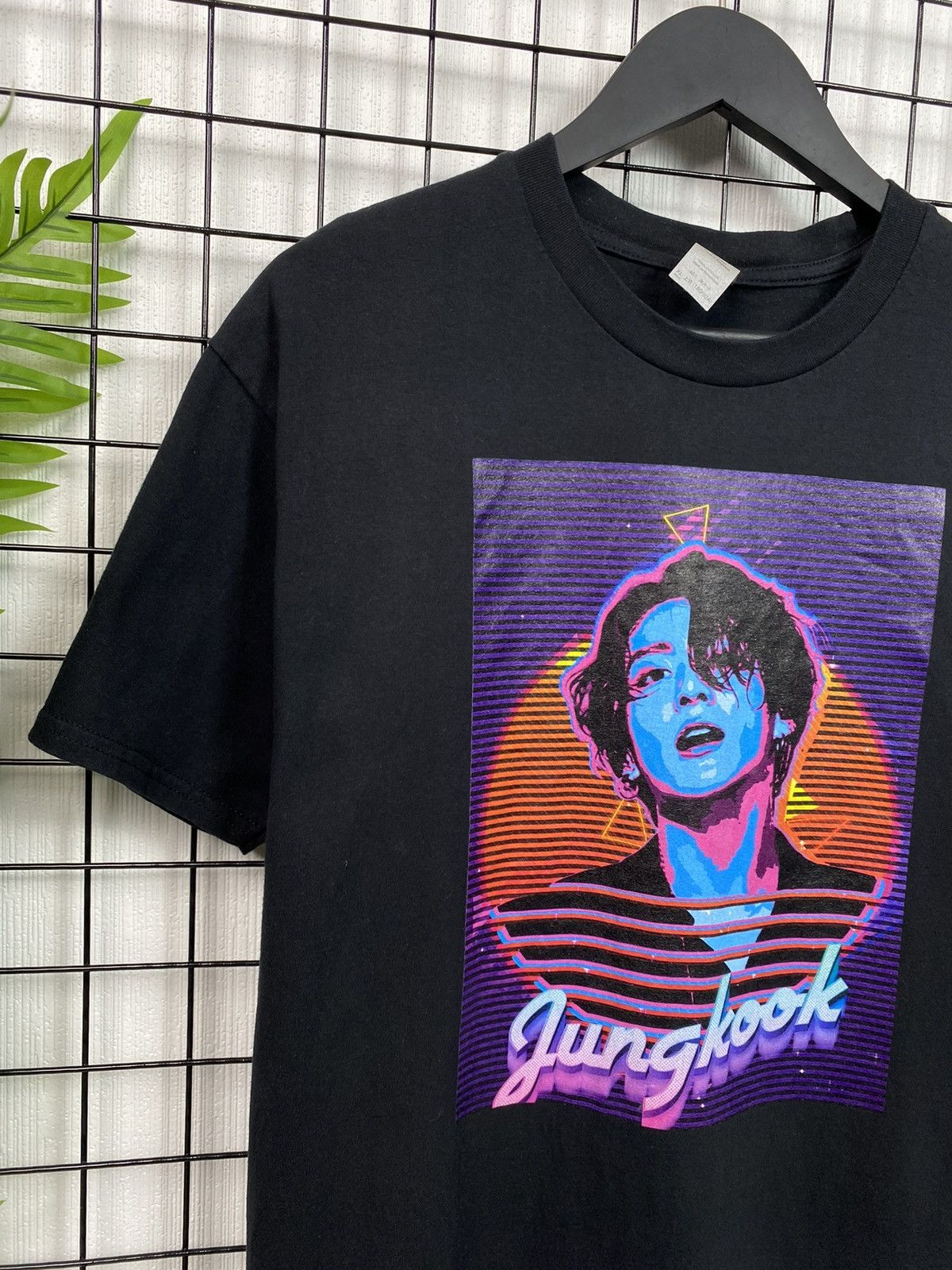 Other Rare Jungkook T shirt BTS K Pop Men Black XL Size US XL / EU 56 / 4 - 7 Thumbnail