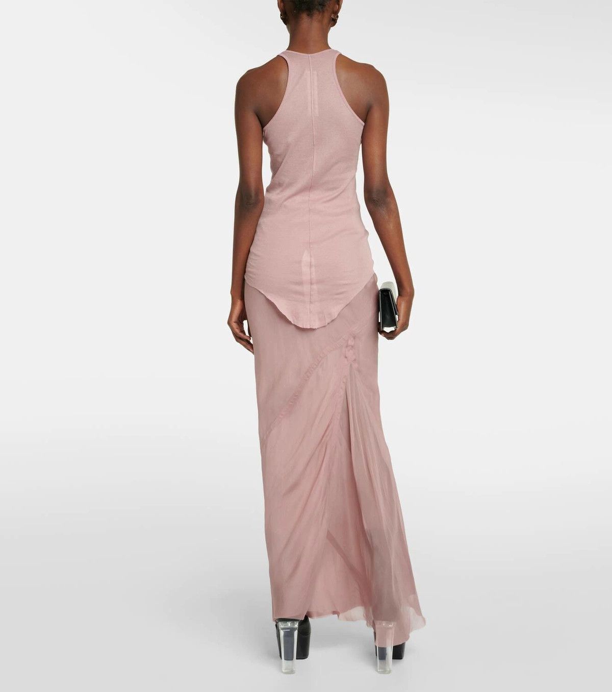 Rick Owens o1y0126 Tank Top in Blush Size S / US 4 / IT 40 - 5 Thumbnail