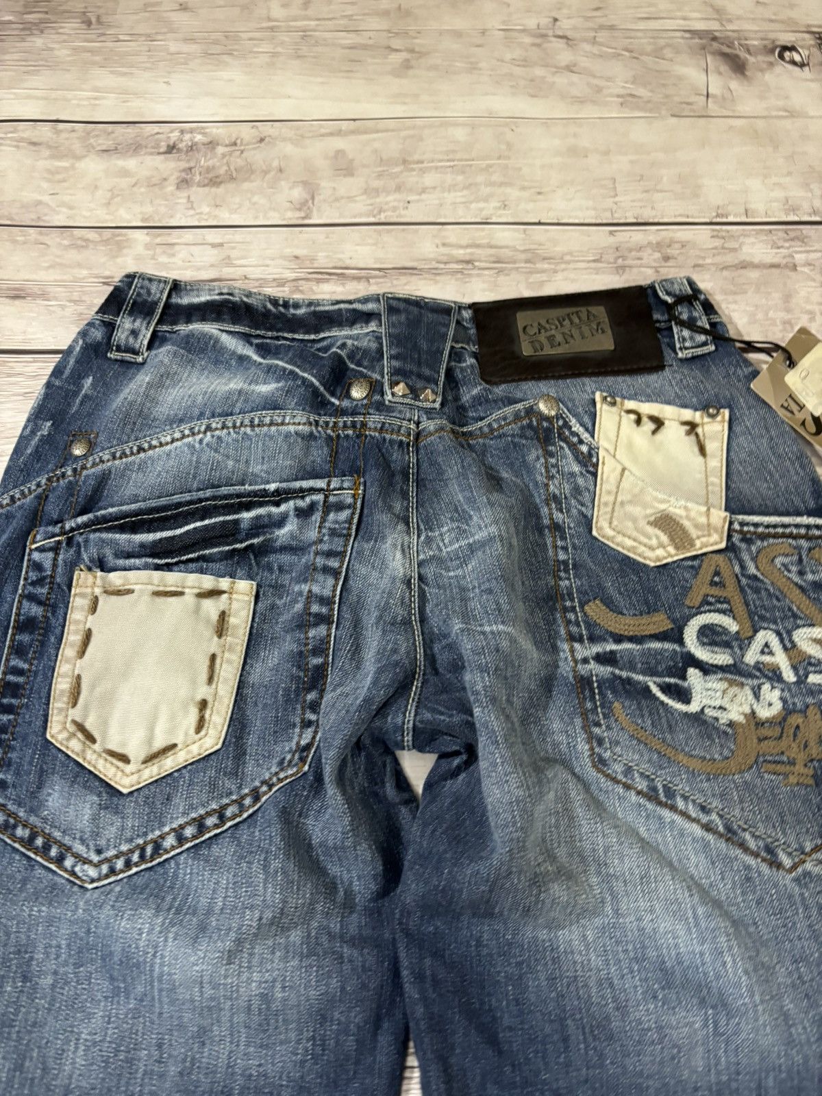 Hysteric Glamour × Japanese Brand 💥 HYSTERIC GLAMOUR BALENCIAGA STYLE JAPANESE JEANS Size US 32 / EU 48 - 6 Thumbnail