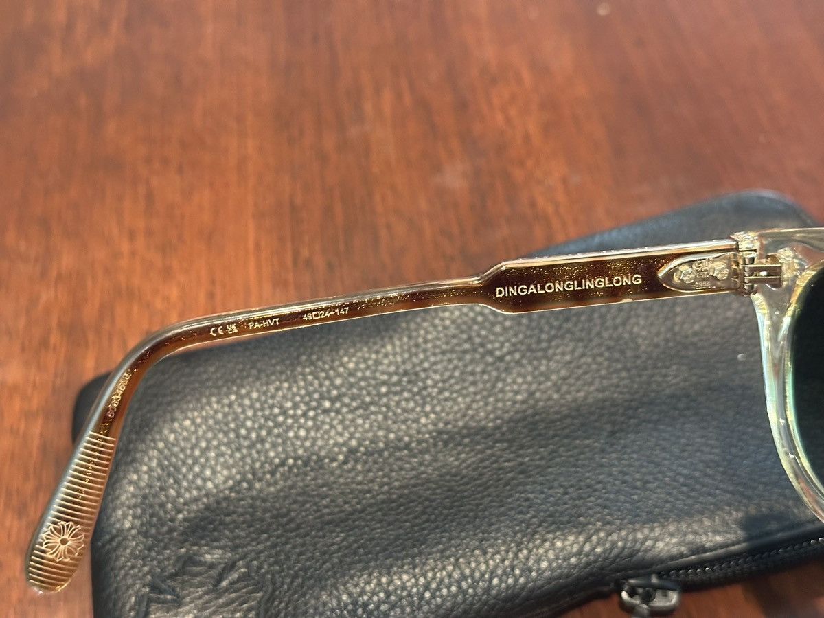Chrome Hearts Chrome Hearts DINGALONGLINGLONG Glasses Sunglasses With Case Size ONE SIZE - 5 Thumbnail