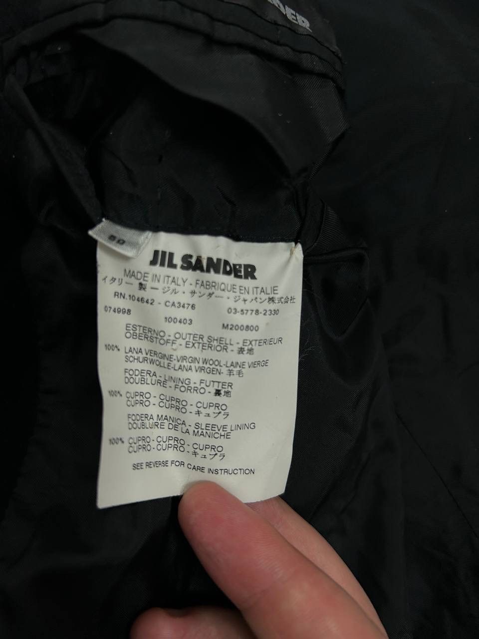 Jil Sander FW06 Jil Sander Raf Simons Era Virgin Wool Long Coat Size 50 Size US M / EU 48-50 / 2 - 8 Thumbnail