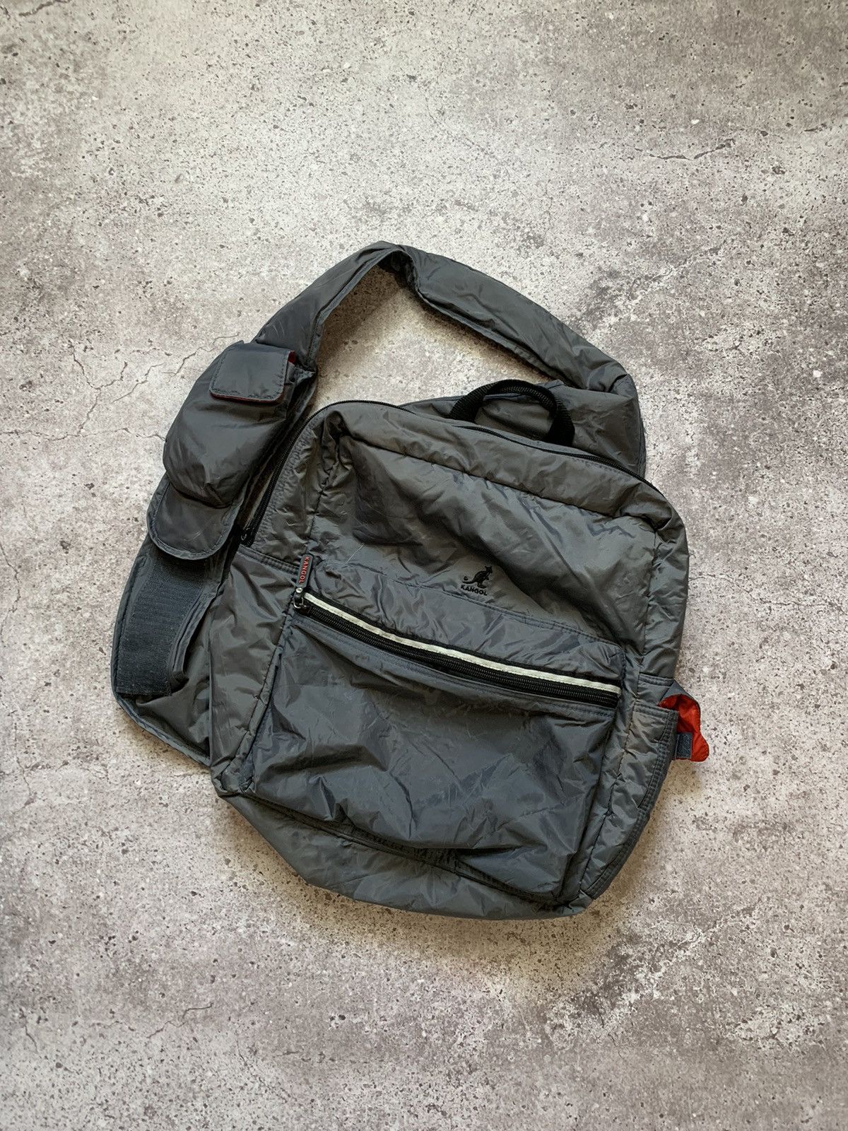 Kangol × Vintage Vintage 90s Y2K Kangol Sling Bag Gorpcore Backpack Size ONE SIZE - 1 Thumbnail