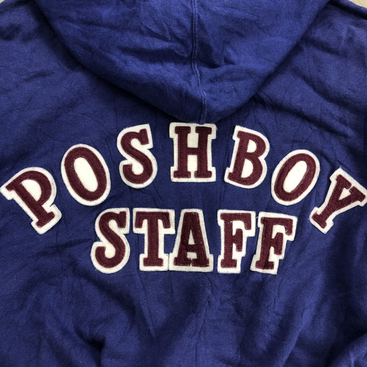 Japanese Brand × Vintage 1990s Vintage Posh Boy Staff Embroidered Zipper Hoodie Size US M / EU 48-50 / 2 - 10 Thumbnail