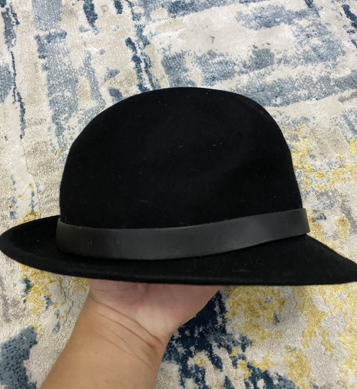 Takahiromiyashita The Soloist. Vtg Roen X Semantic Design fedora skull and bone hat Size ONE SIZE - 7 Thumbnail