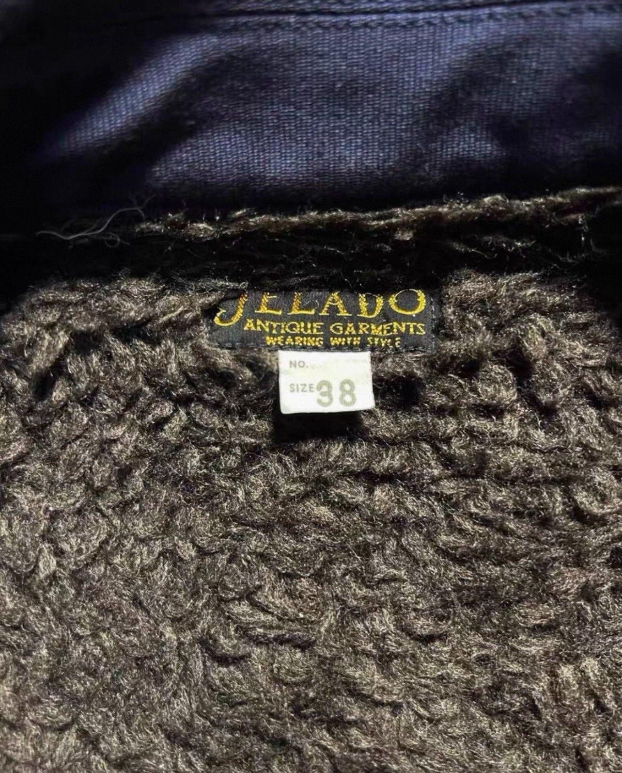 Jelado JELADO Grograin x Horse Leather P-Coat (Jackass Coat) Size US M / EU 48-50 / 2 - 7 Thumbnail