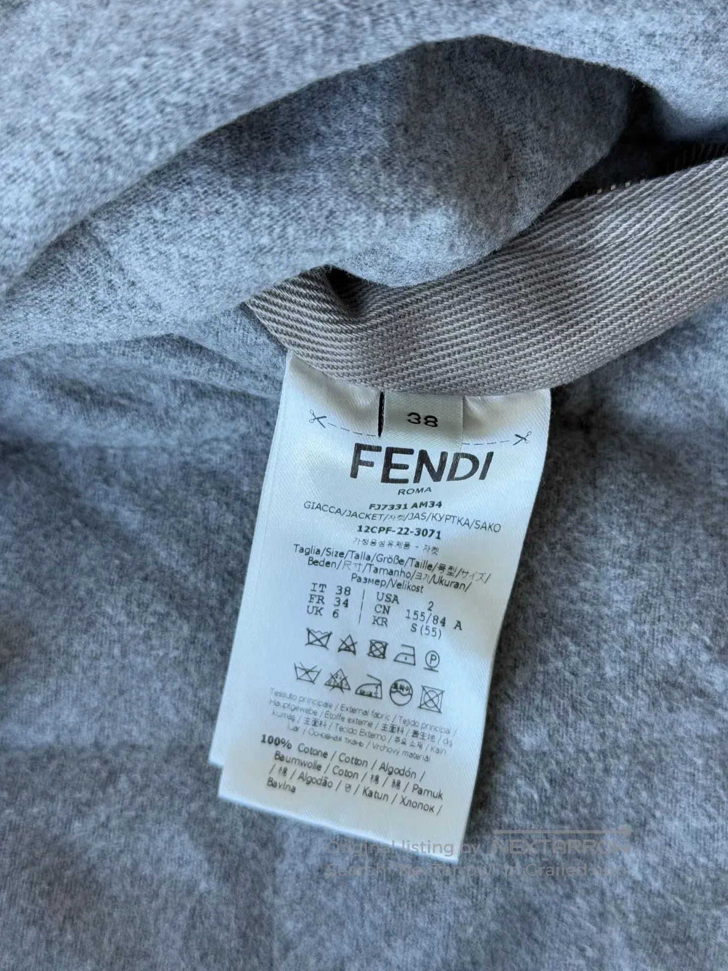 Fendi Fendi 23 Spring Patchwork Pocket Parka. Size US S / EU 44-46 / 1 - 5 Thumbnail