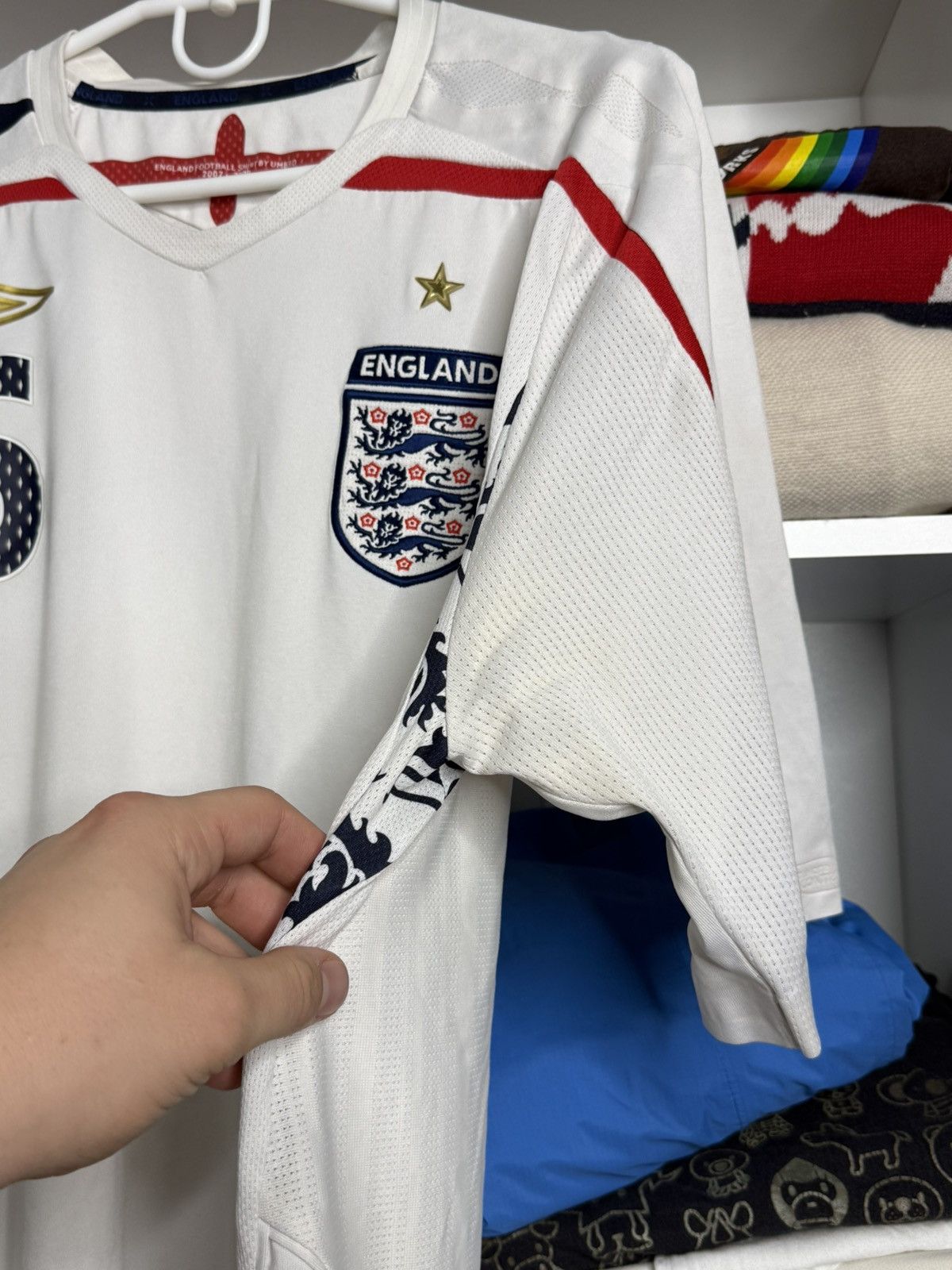 Umbro Vintage 2007-2009 England Umbro #6 Terry jersey size XL Size US XL / EU 56 / 4 - 8 Thumbnail