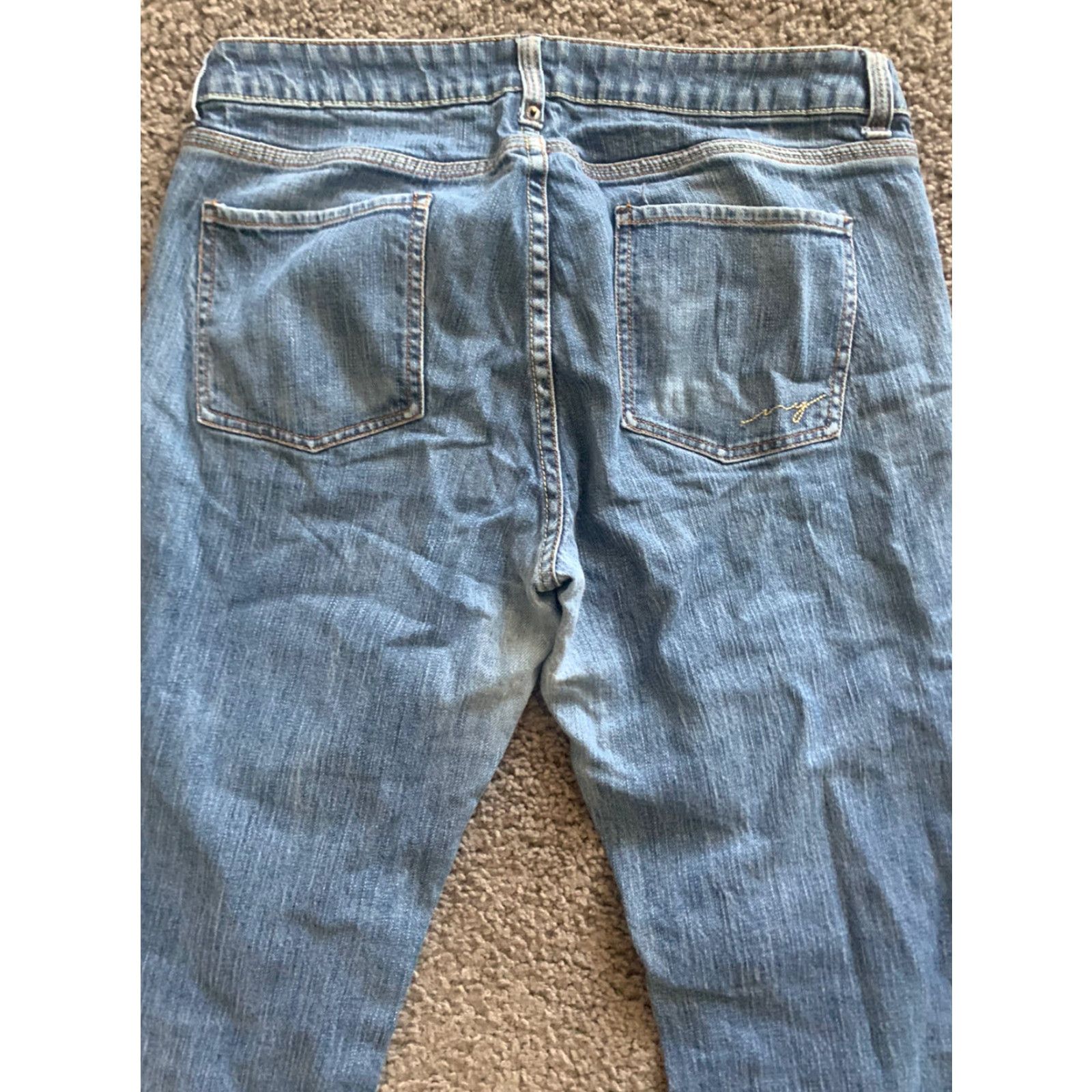 Denime SOHO Jeans Bootcut Dark Wash Denim Mid Rise Size 10 Women Size 32" / US 10 / IT 46 - 2 Thumbnail