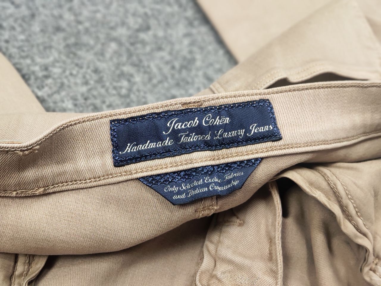 Jacob Cohen Jacob Cohen Italy Design kimberly Slim Fit beige denim Jeans Size 30" / US 8 / IT 44 - 13 Thumbnail
