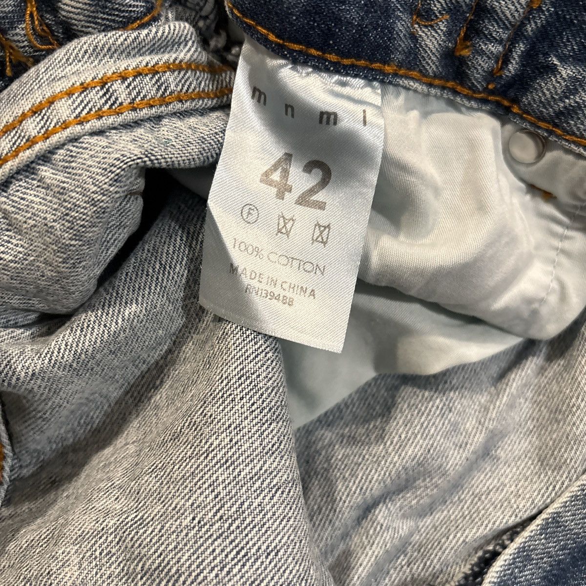 MNML Mnml Light blue ultra baggy jeans Size US 42 / EU 58 - 5 Thumbnail