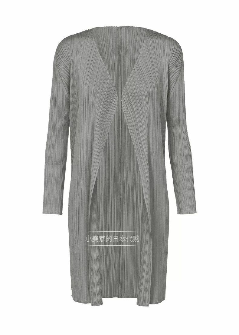 Issey Miyake Issey Miyake size:5 Grey pleated cardigan Size XS / US 0-2 / IT 36-38 - 1 Thumbnail