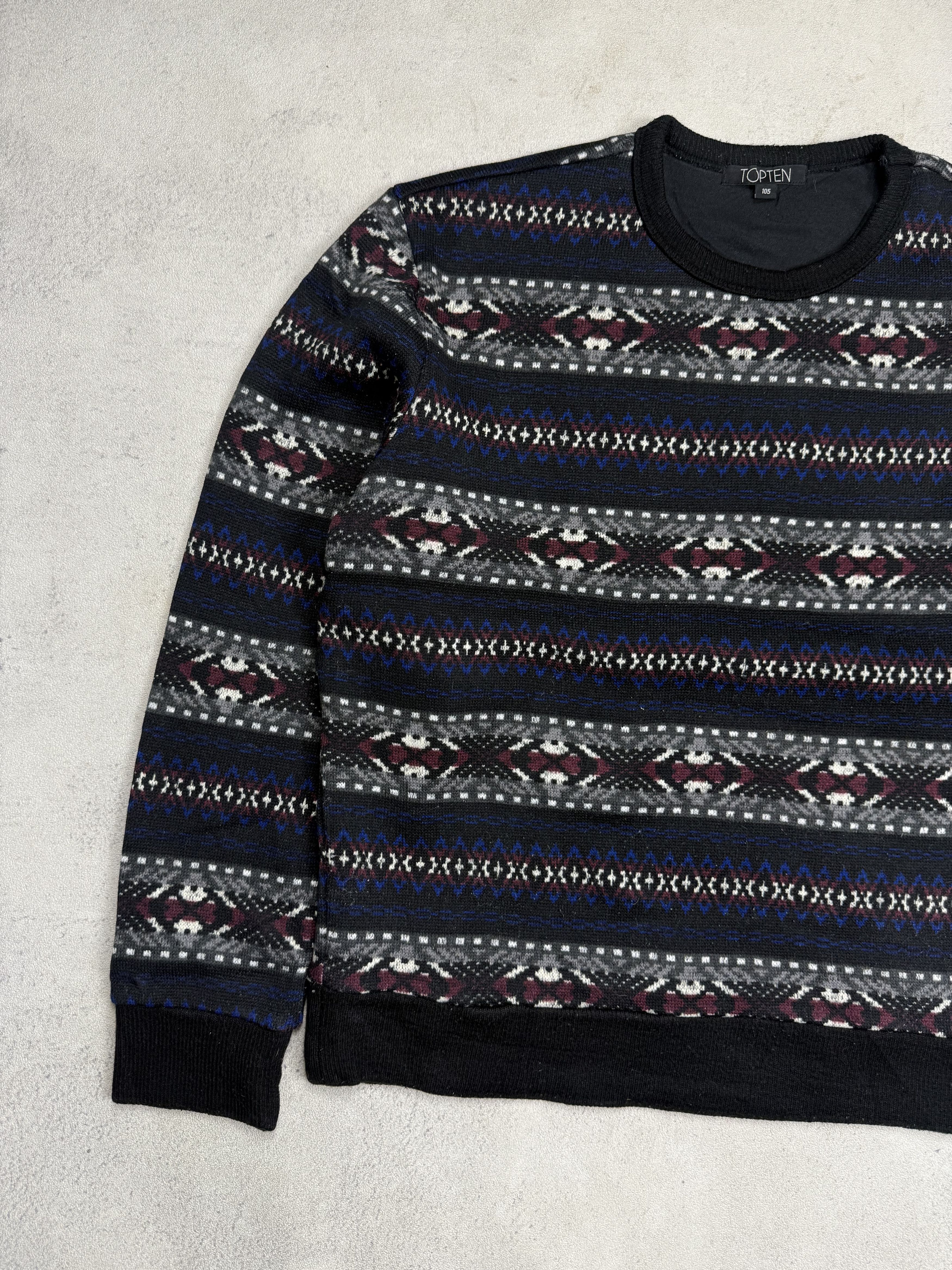 Japanese Brand Navajo Nordic Knit Sweater Cardigan Size US M / EU 48-50 / 2 - 4 Thumbnail