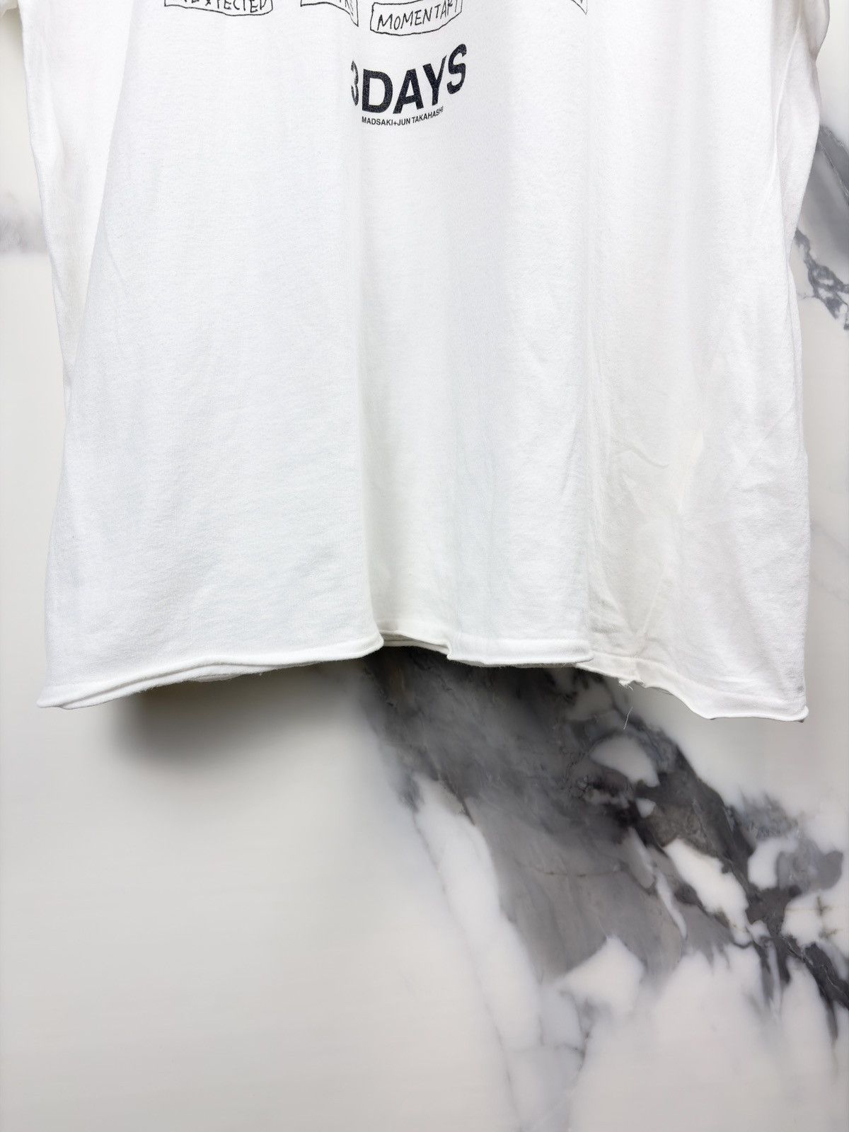 Undercover Undercover Vintage Madsaki Three Days Distressed Tshirt Size US XL / EU 56 / 4 - 4 Thumbnail