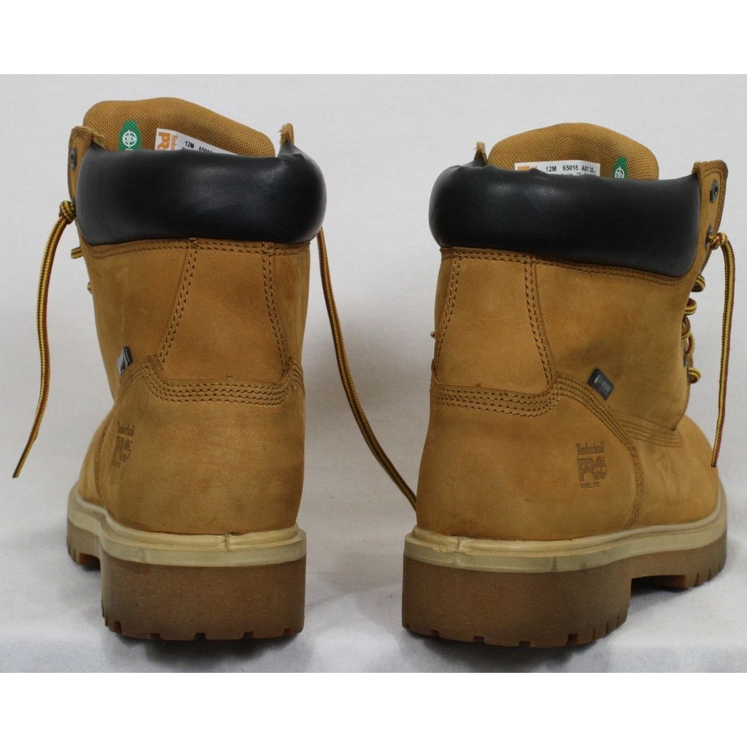Timberland Timberland Steel Toe Boots Mens 12W Waterproof Work Wheat Size US 12 / EU 45 - 8 Thumbnail