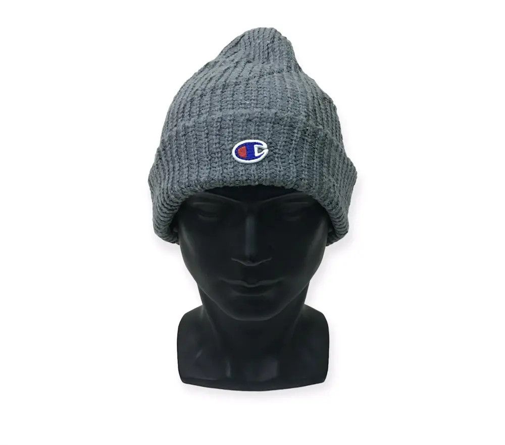 image of Champion Small Logo Beanie Hat, Men's