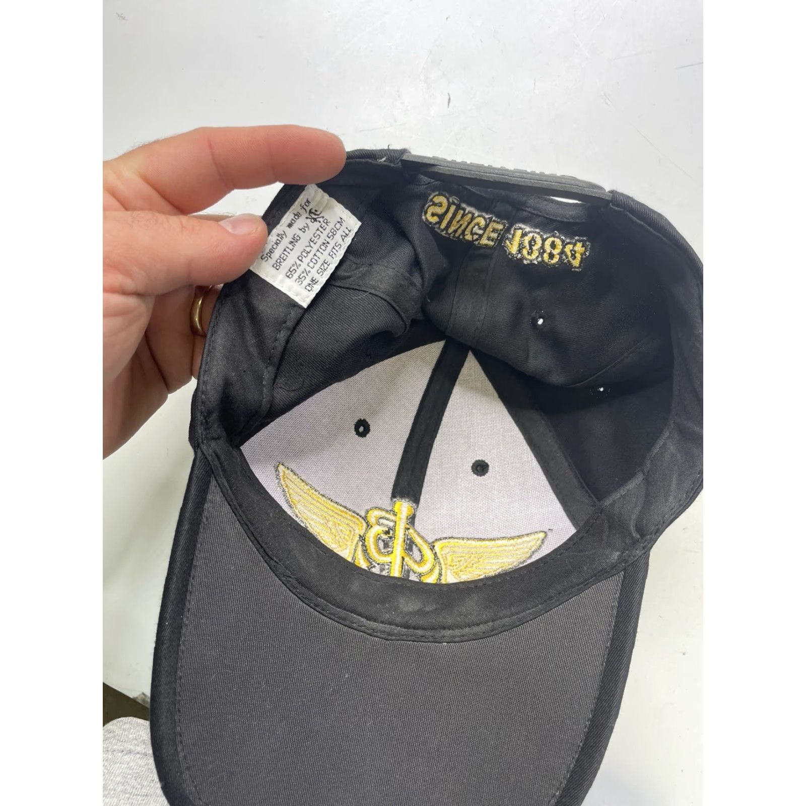 Breitling **Breitling Men's Black Adjustable Baseball Cap** User: **Breitling Men's Adjustable Black Baseball Cap** Size ONE SIZE - 5 Thumbnail