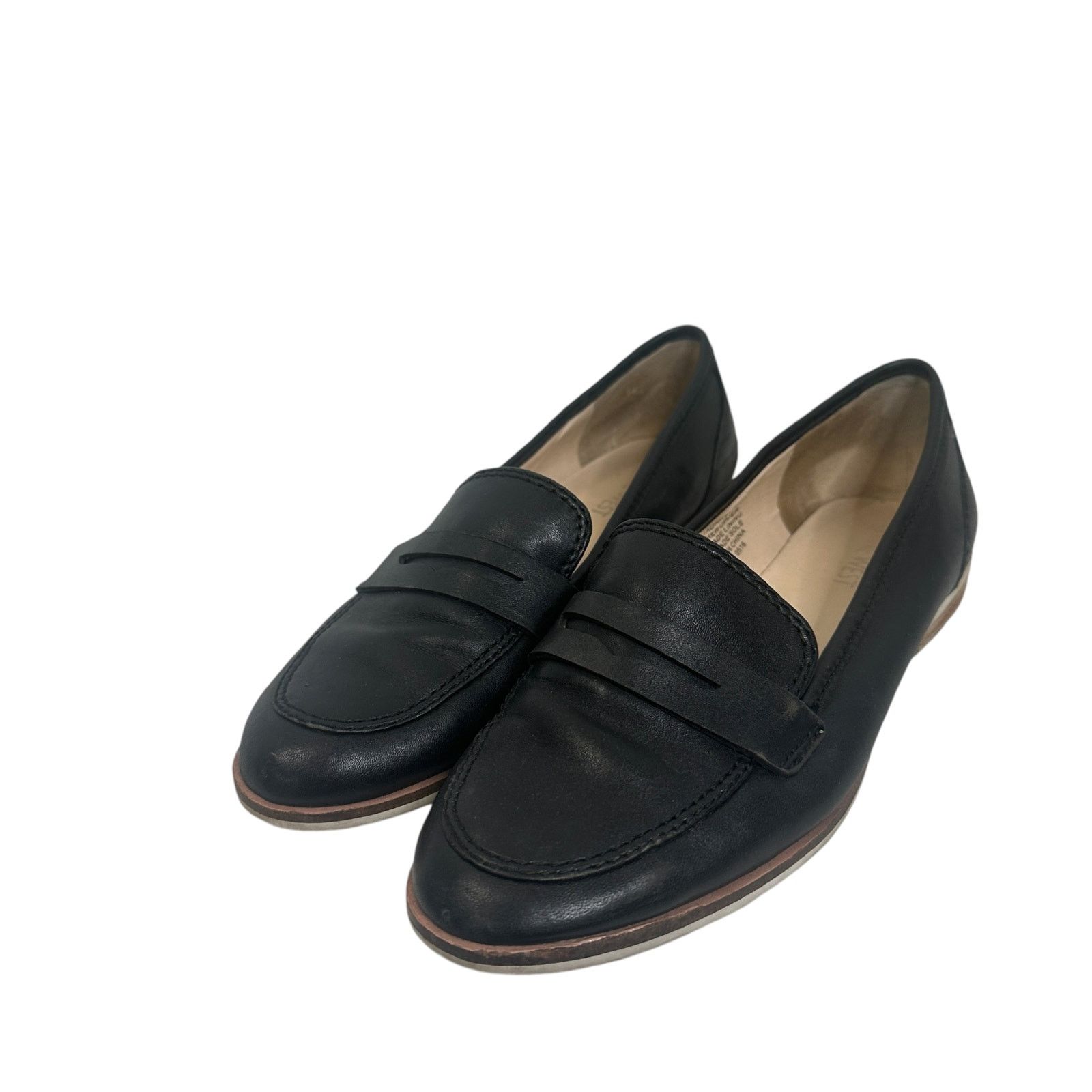 Nine West Nine West BLack Leather Slip On Dress Shoe LOafer 6.5 Size US 6.5 / IT 36.5 - 1 Thumbnail