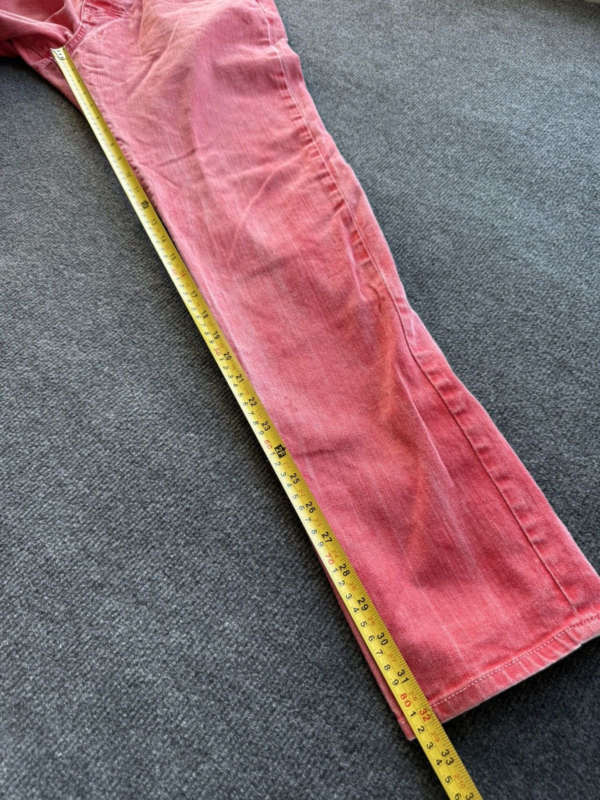 Calvin Klein 00s Calvin Klein Jeans Archive Red Dyed Skinny Denim W34 Size US 34 / EU 50 - 20 Thumbnail
