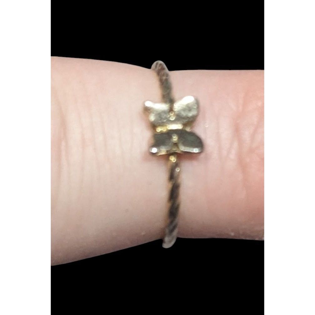 Other Minimalist Fairycore Butterfly Charm Gold Tone Ring Size 5 Size ONE SIZE - 3 Thumbnail
