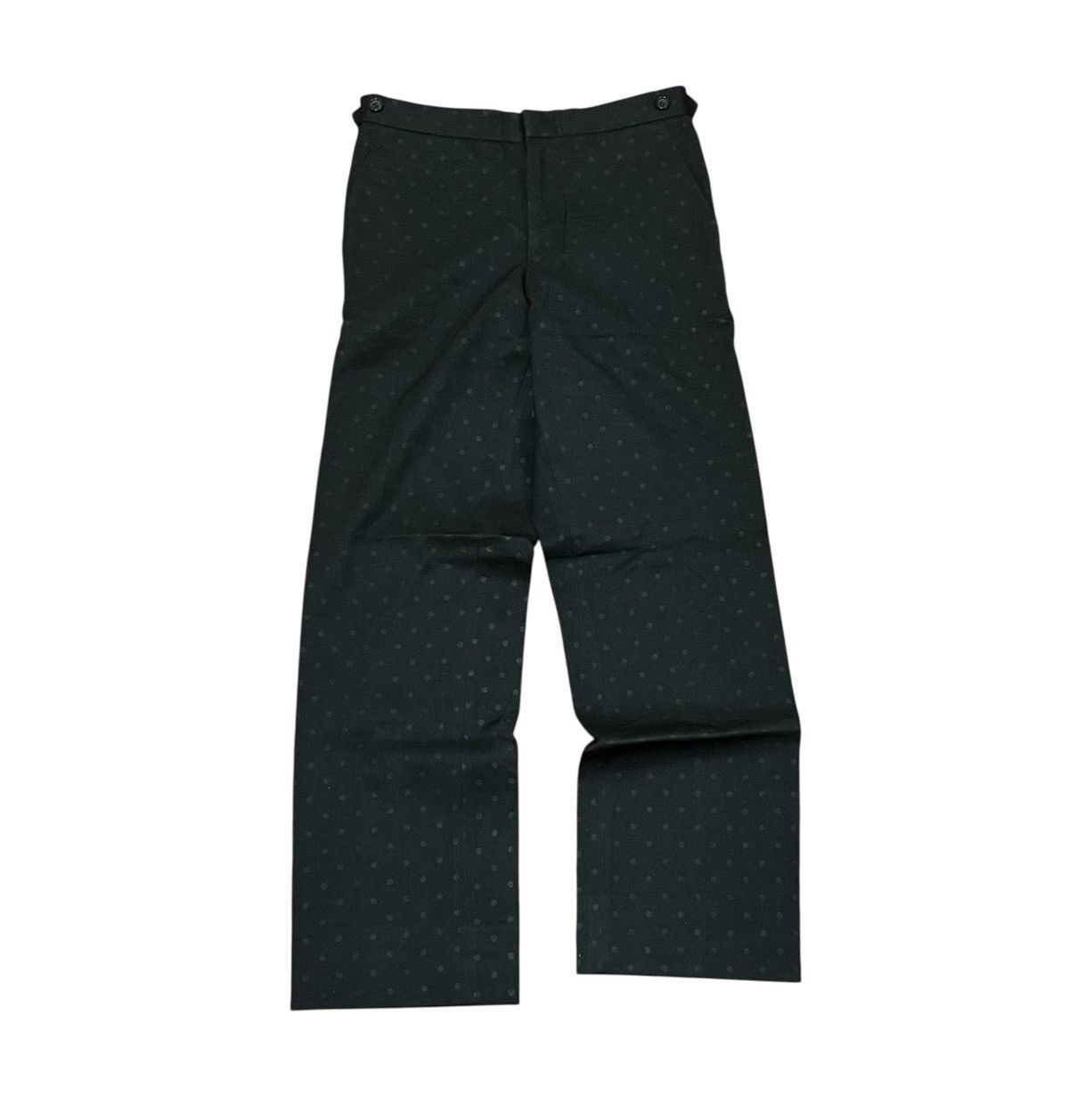 Comme des Garcons Cdg AD2000 polkadot black straight trousers Size US 28 / EU 44 - 1 Thumbnail