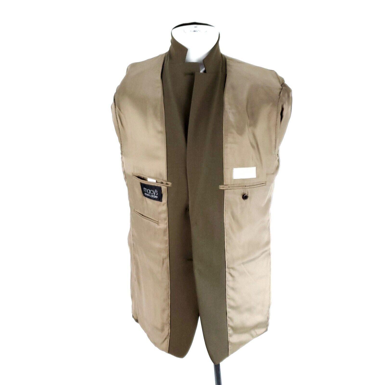 Michael Kors Michael Kors Wool 2 Button Blazer 40R Green Beige Size 40R - 9 Thumbnail