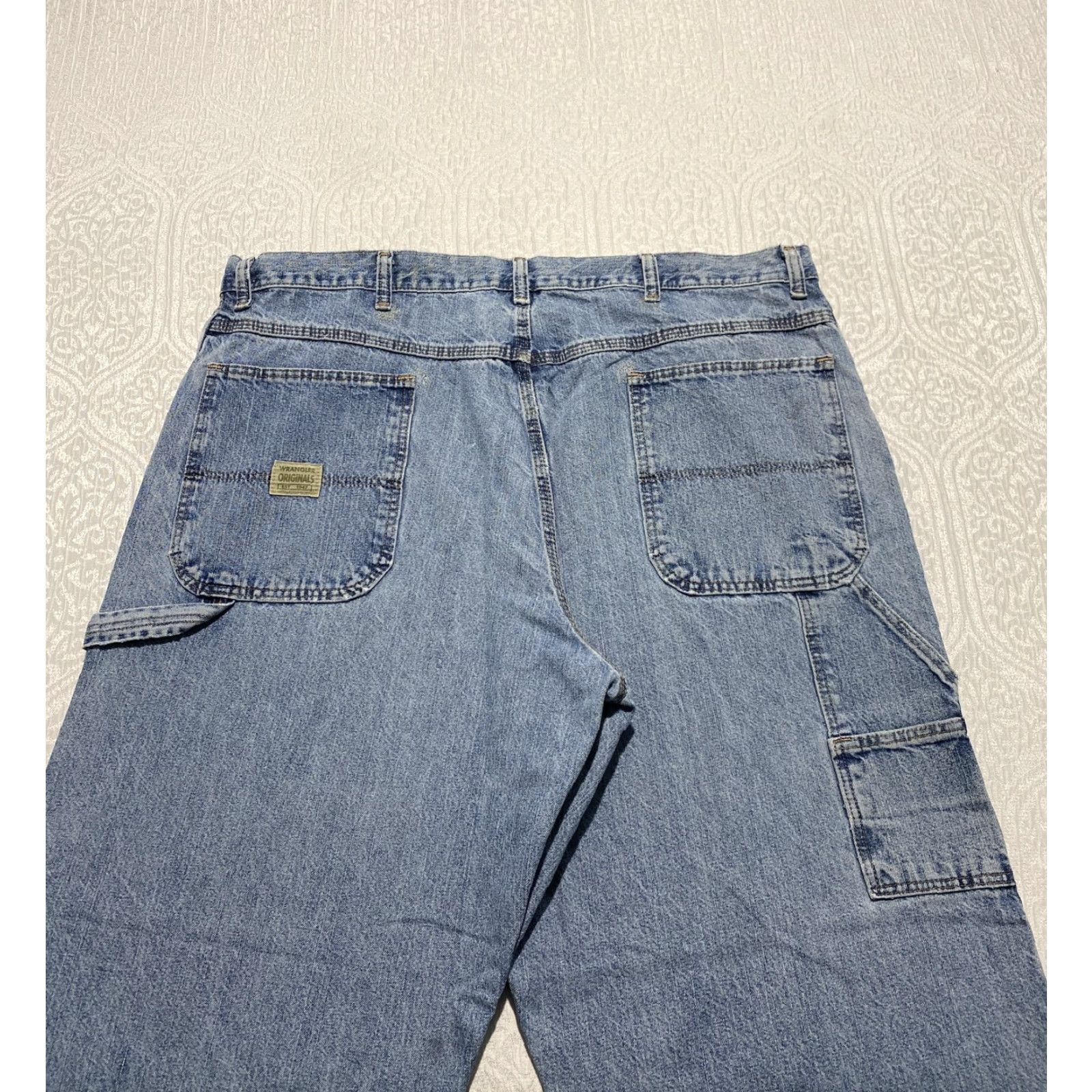 Wrangler Wrangler Jeans Mens 38x30 Blue Carpenter Hammer Loop Workwear Denim Utility Size US 38 / EU 54 - 6 Thumbnail