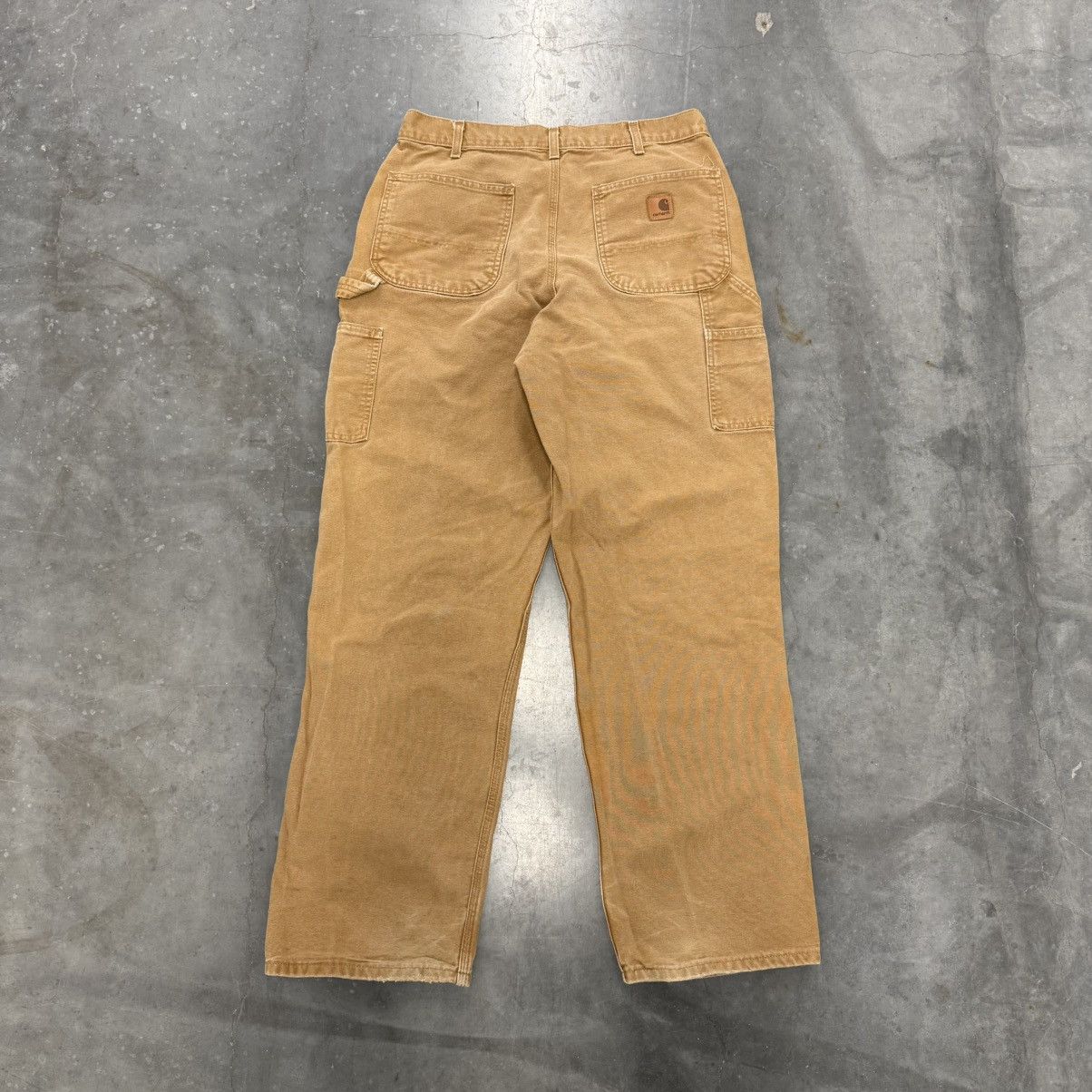 Carhartt × Carhartt Wip × Vintage Vintage Y2K Carhartt Faded Distressed Carpenter Pants Size US 32 / EU 48 - 2 Thumbnail