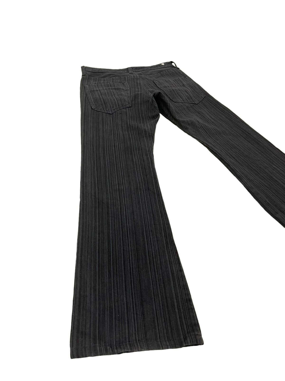 Japanese Brand Flare Jeans Blue Way Japan Pinstriped Boot Cut 8🟦7 Size US 30 / EU 46 - 12 Thumbnail