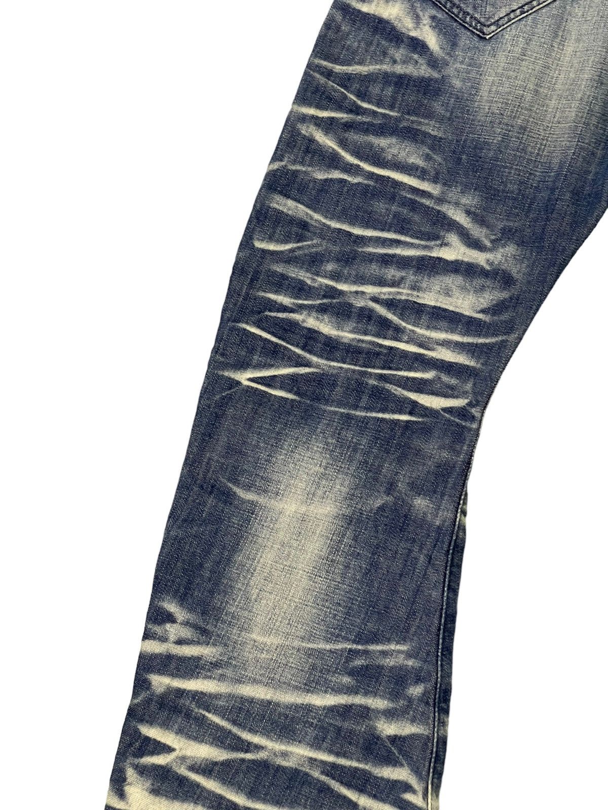 Japanese Brand Flare Jeans Buffalo Bobs Banana Curv Low Rise Boot Cut 8🟦0 Size US 35 - 17 Thumbnail
