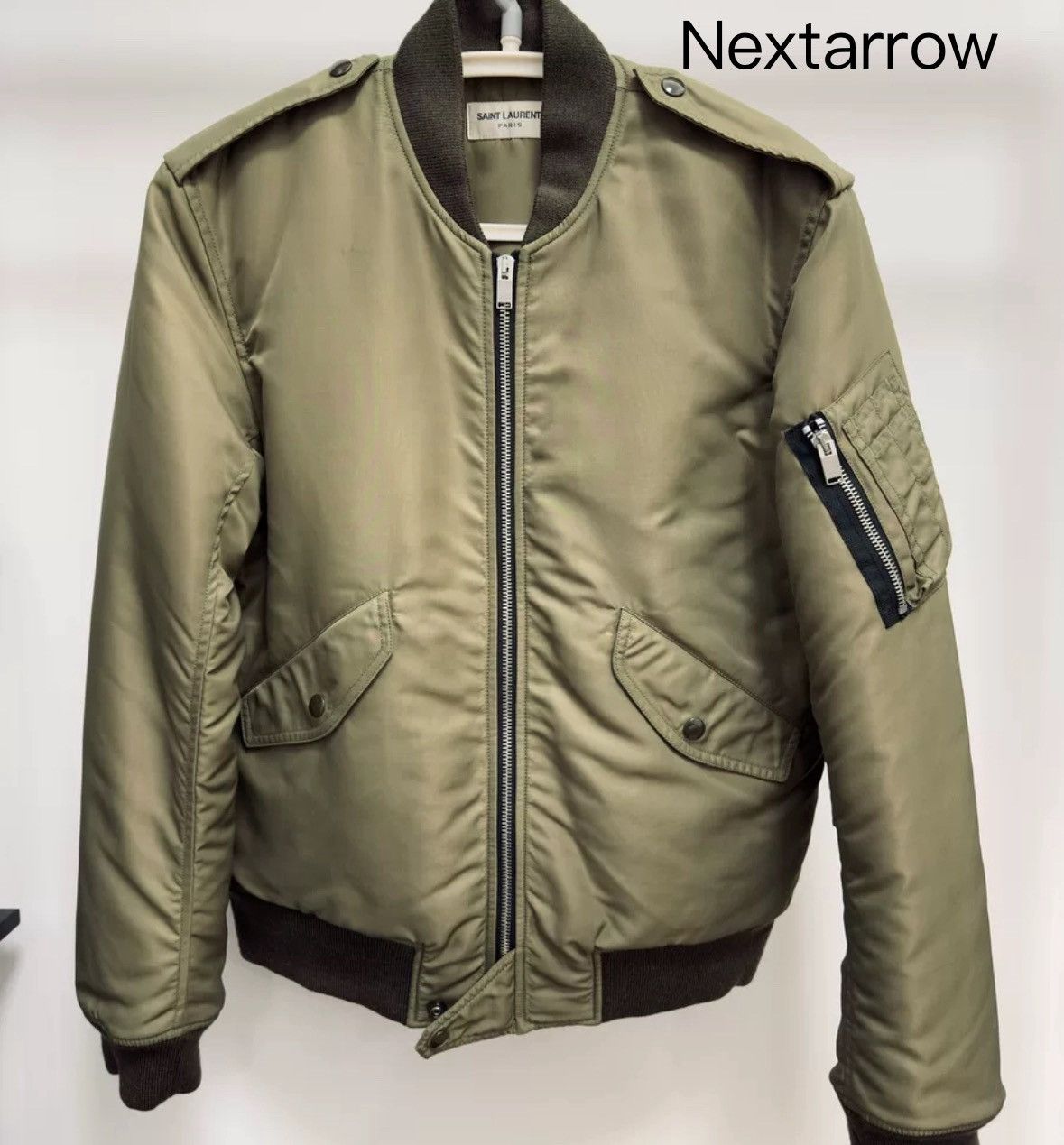 Saint Laurent Paris × Yves Saint Laurent Saint Laurent genuine MA1 flight jacket2412-Nextarrow Size US S / EU 44-46 / 1 - 1 Thumbnail