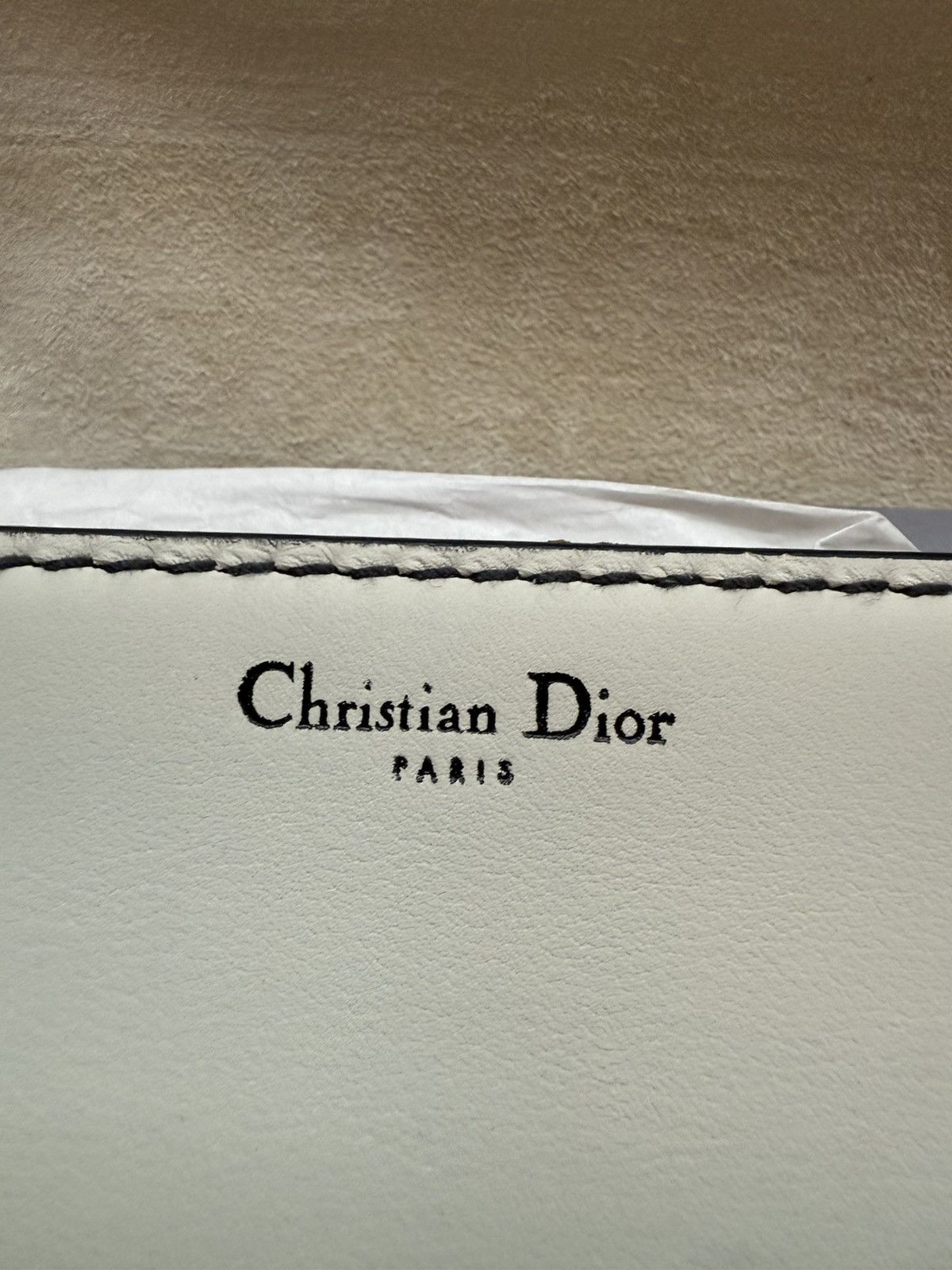 Dior Christian Dior J’Adior Calf White Leather Chain Flap Bag Size ONE SIZE - 7 Thumbnail
