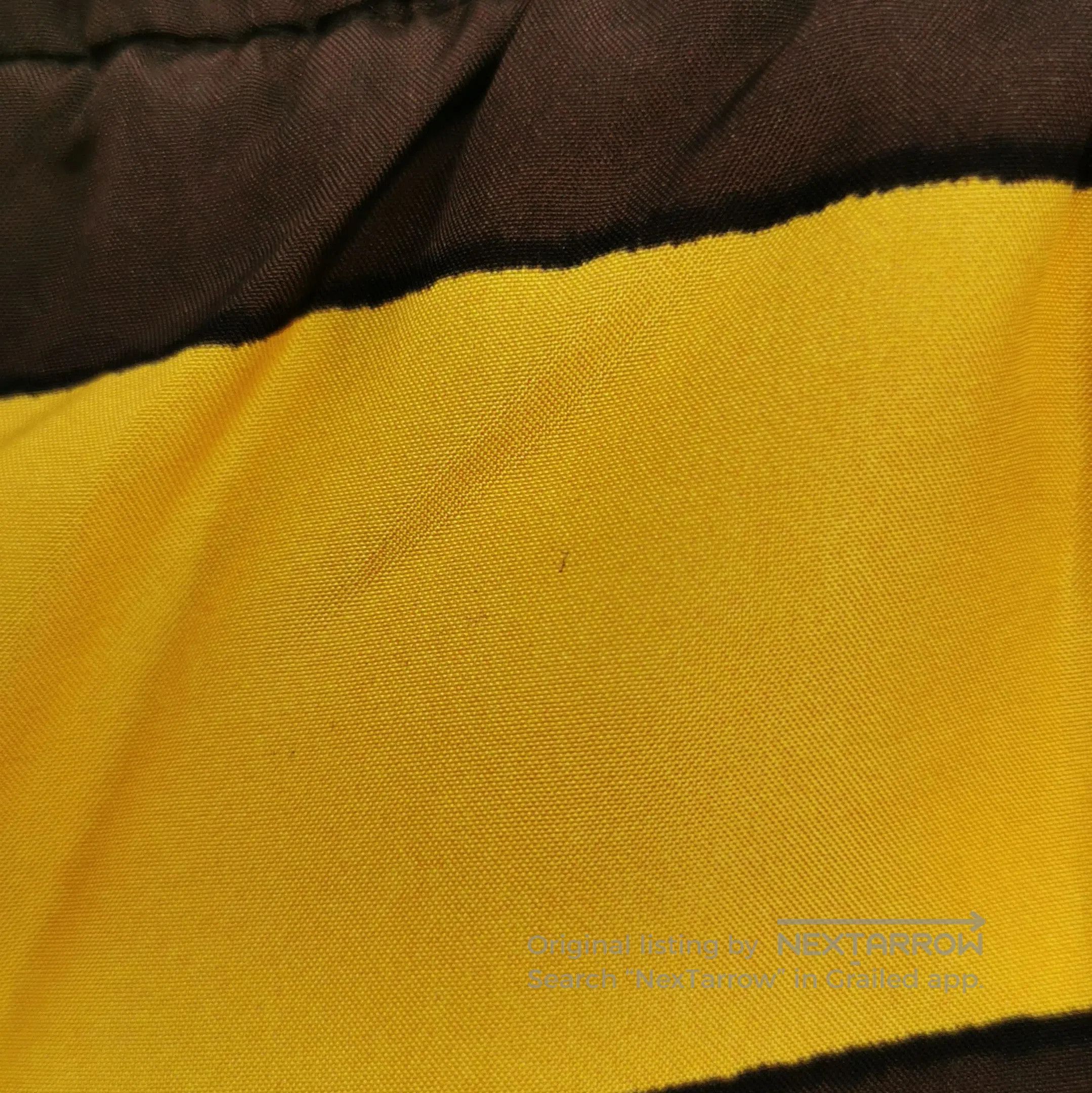 Prada Prada Striped Silk Shorts in Yellow and Brown . Size 28" / US 6 / IT 42 - 8 Thumbnail